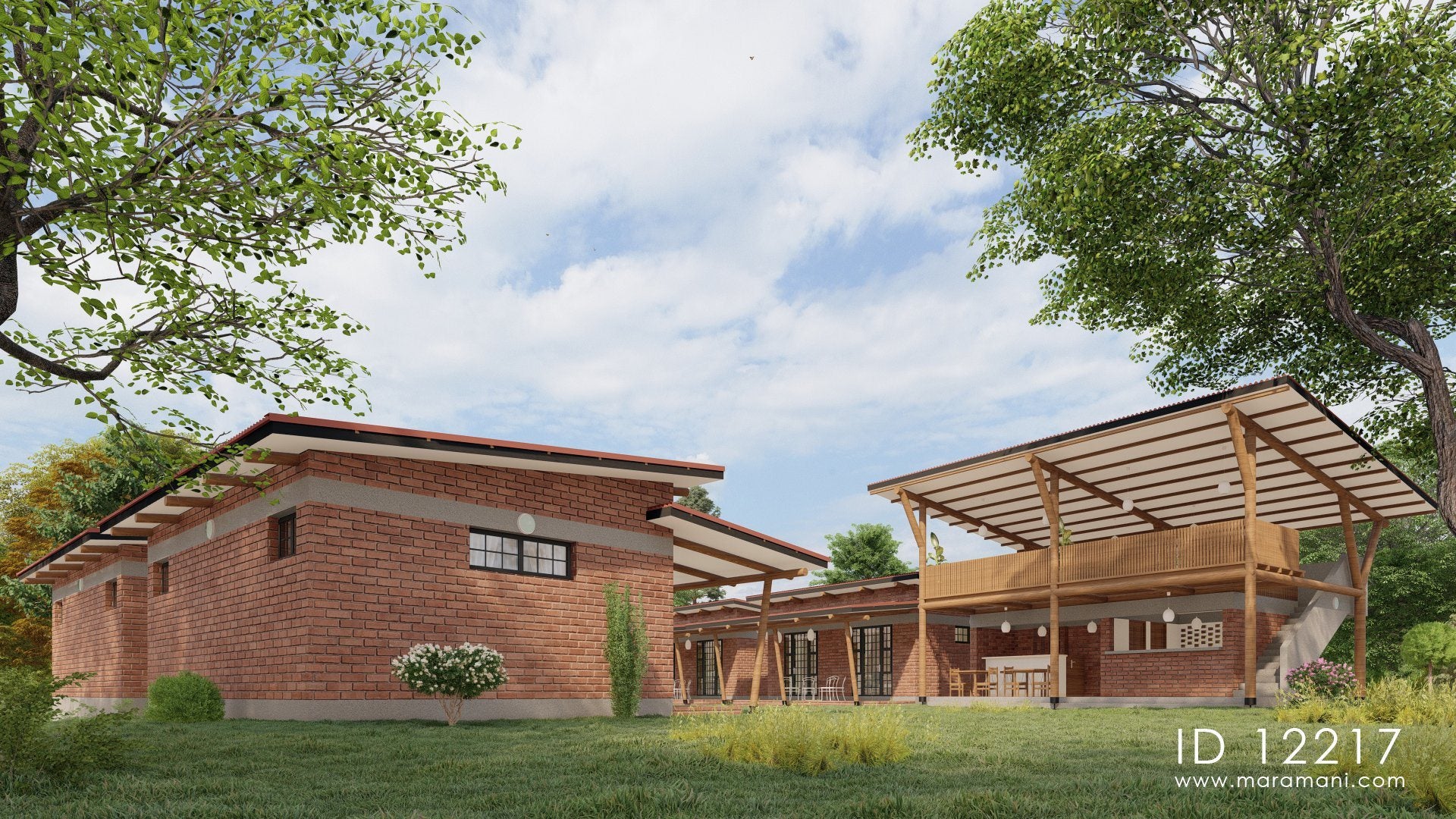 Hostel rooms and kitchen - ID 12217