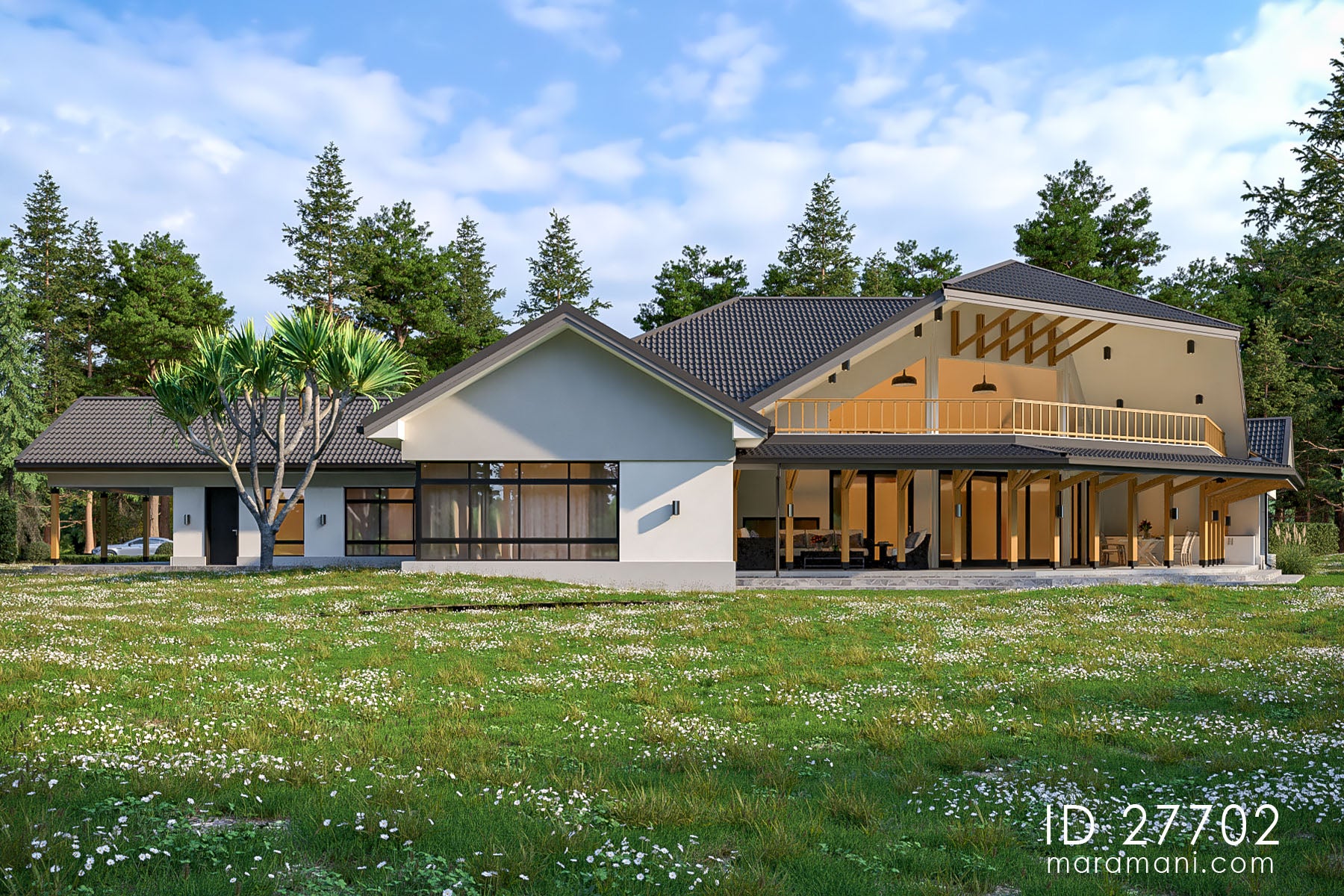 2-Storey 7 Bedroom Farmhouse - ID 27702