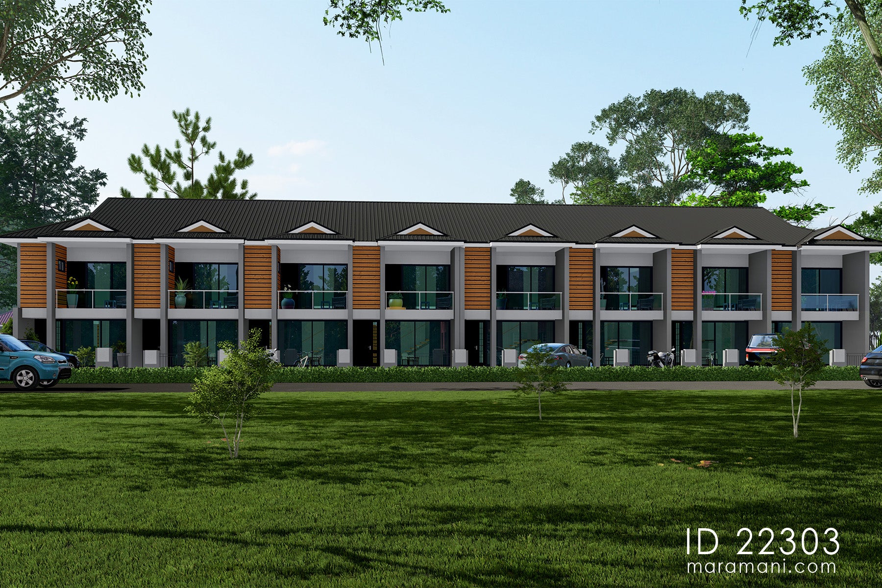 2 Bedroom Apartment Block - ID 22303