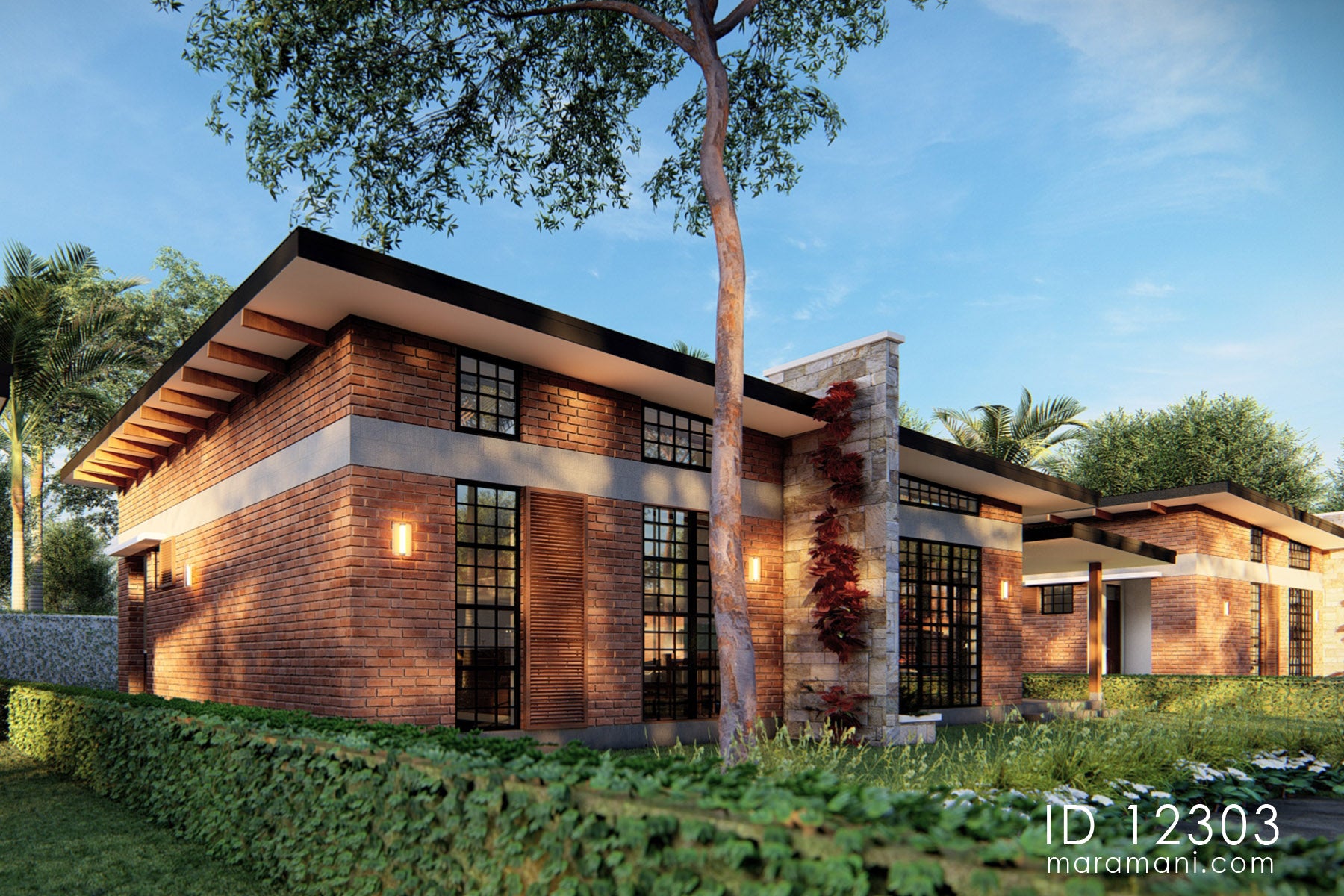 2 bedroom house plan - ID 12303