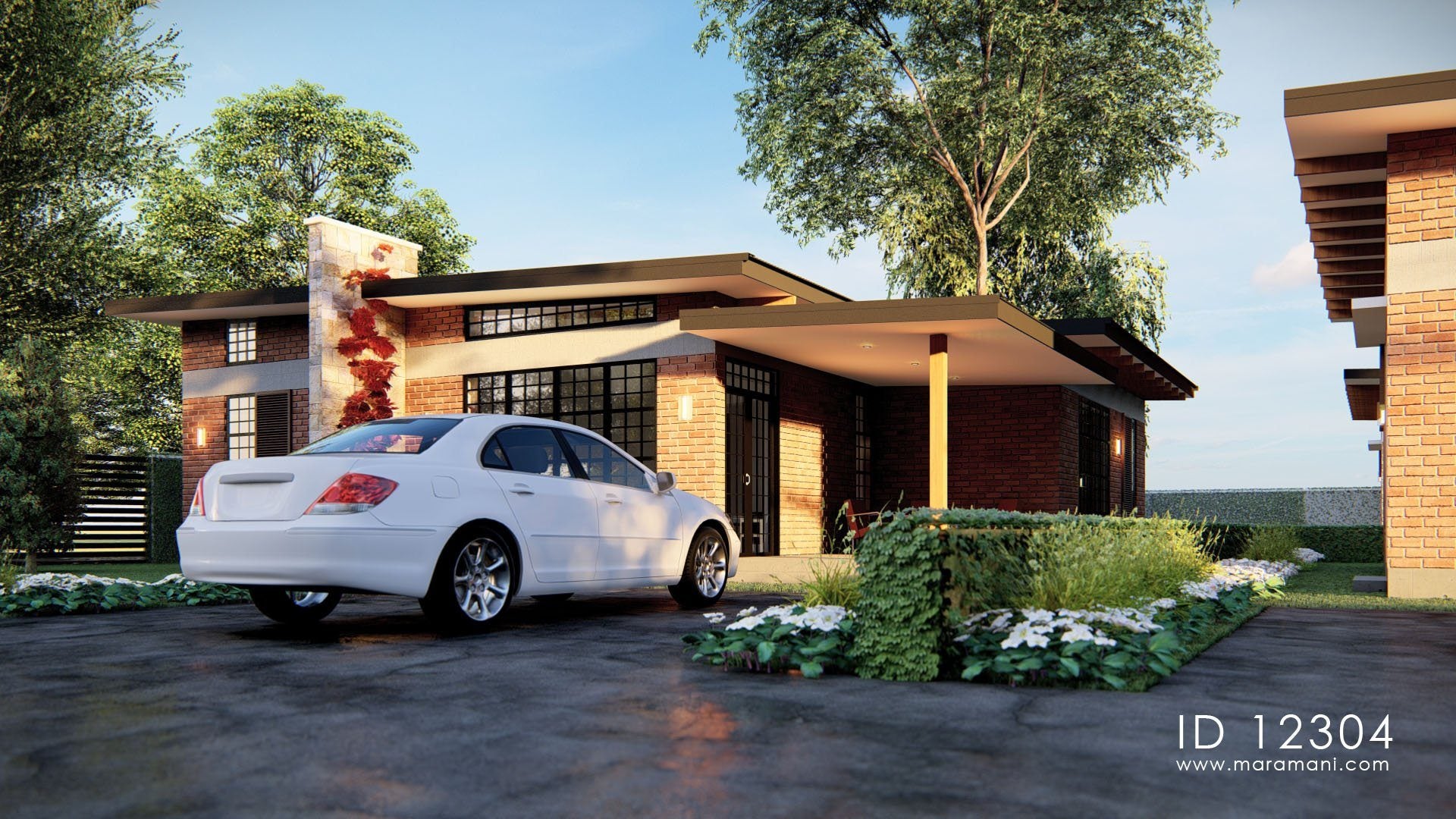 2 bedroom house plan - ID 12304