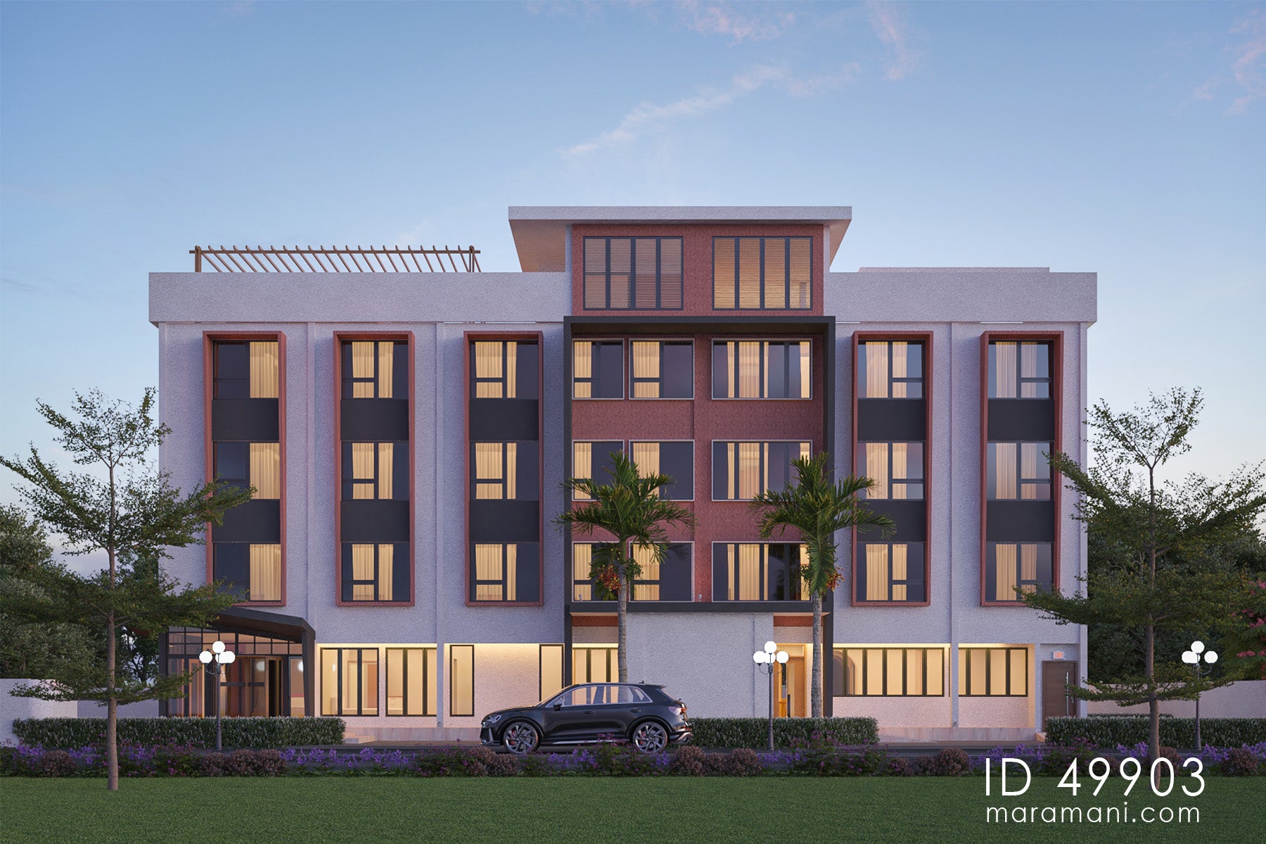 37-Room Hotel Design - ID 49903