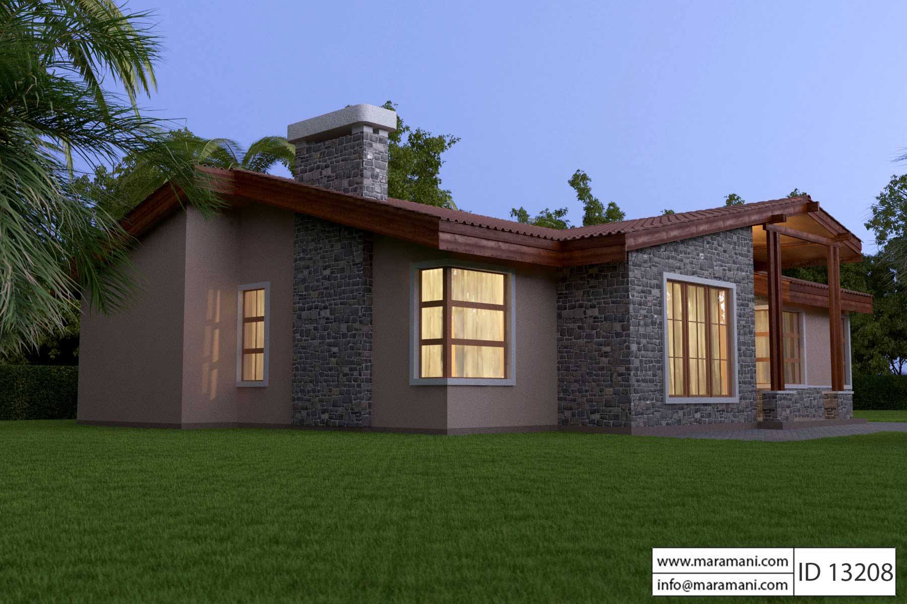 3 Bedroom House Plan - ID 13208