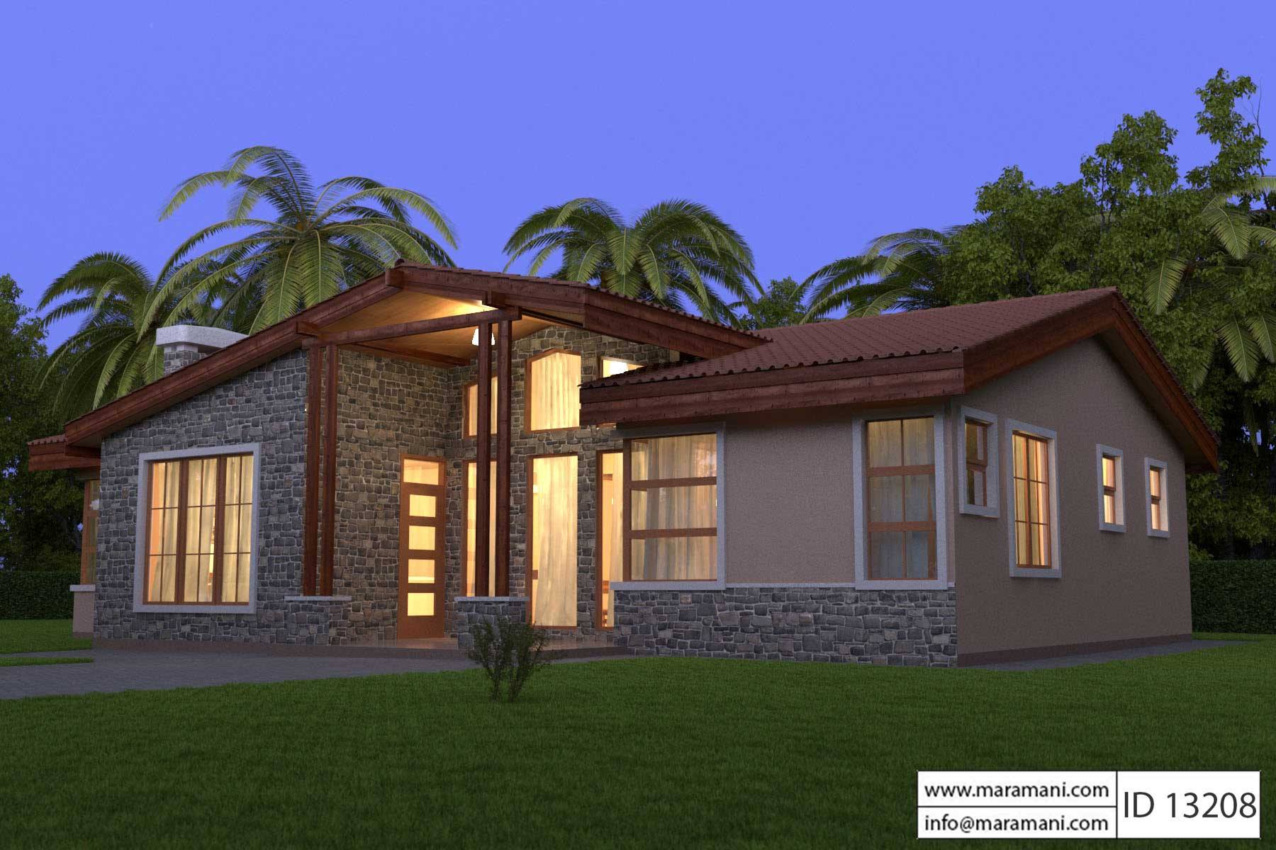 3 Bedroom House Plan - ID 13208