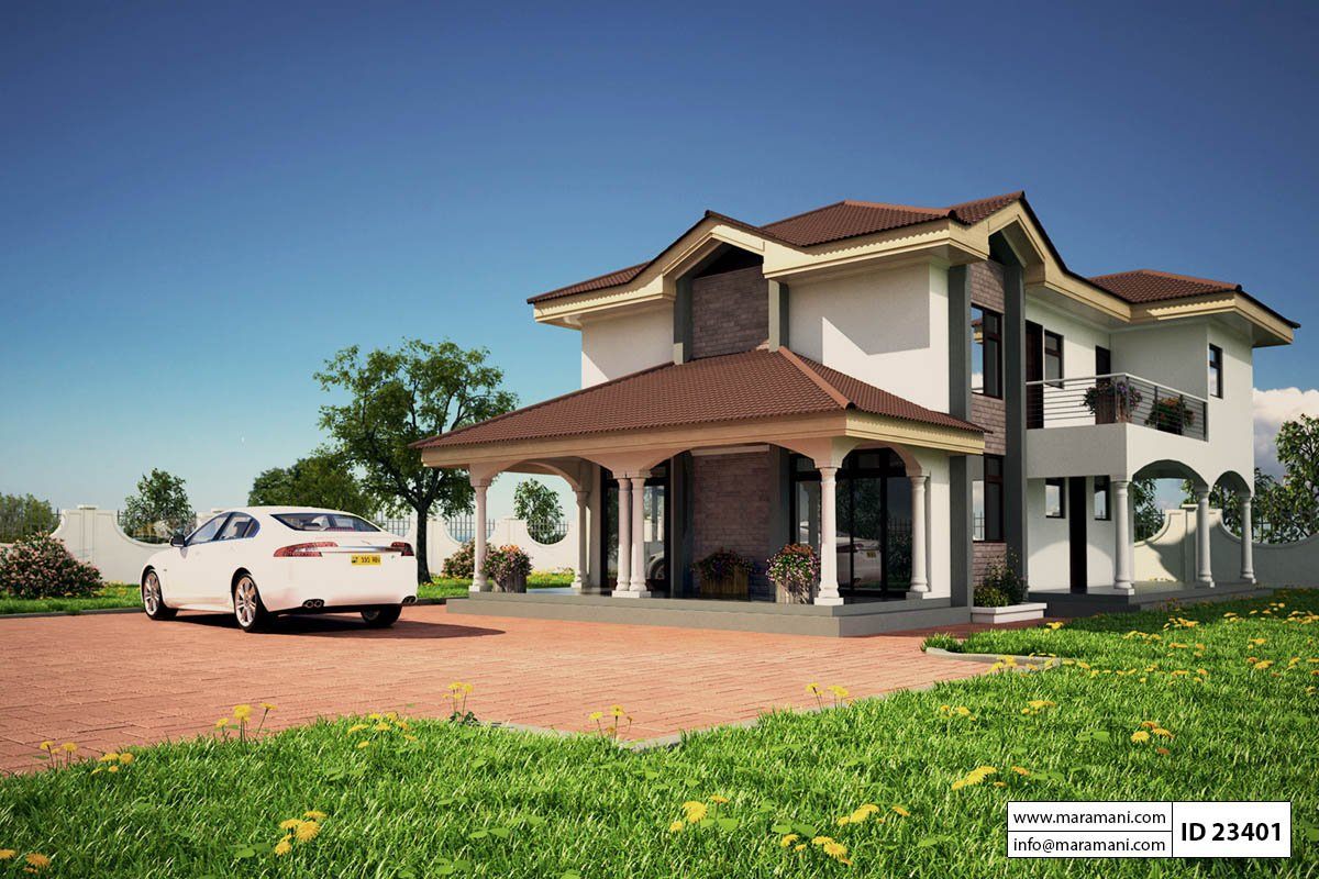 3 bedroom house plan - ID 23401