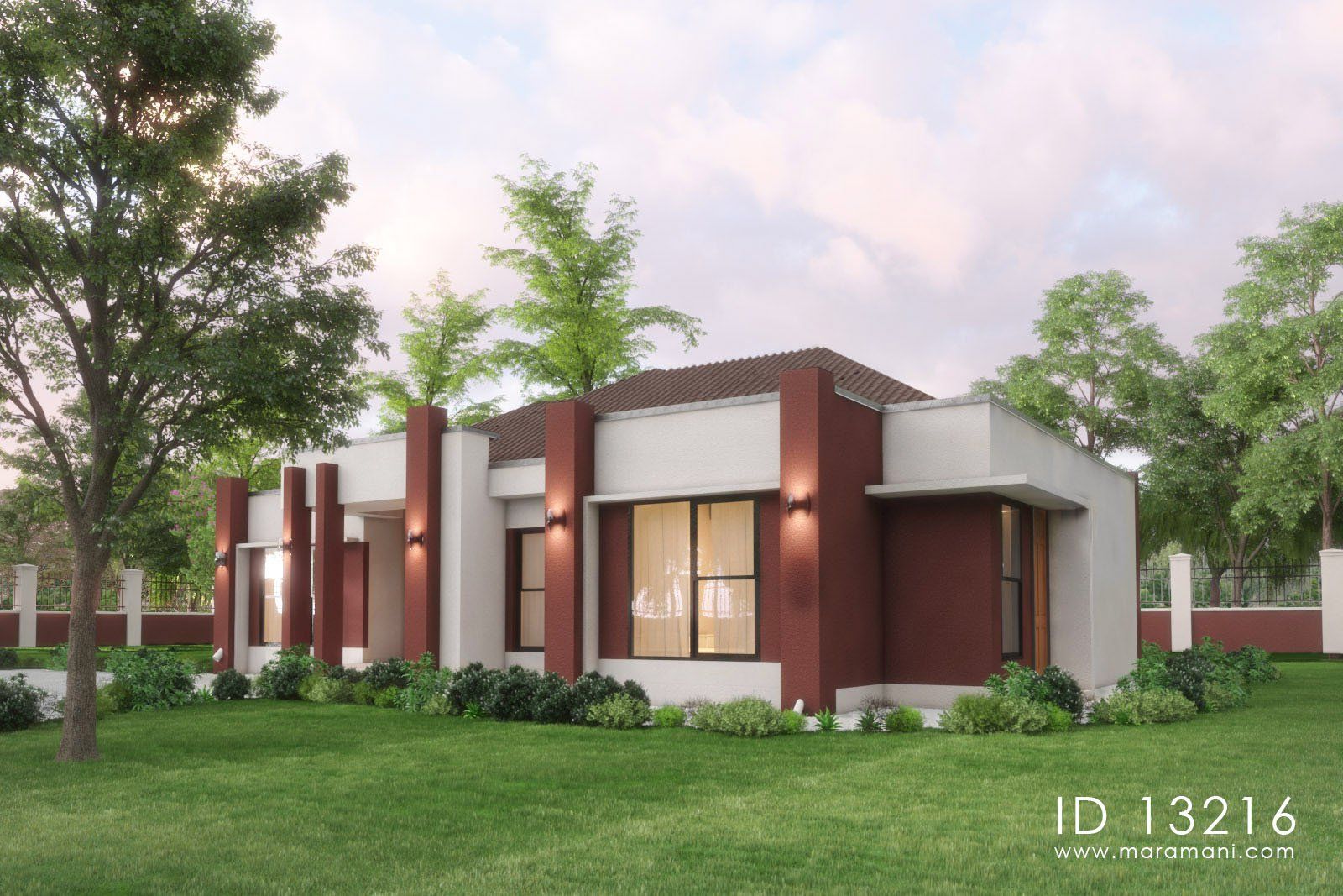 Vertically accented house  - ID 13216