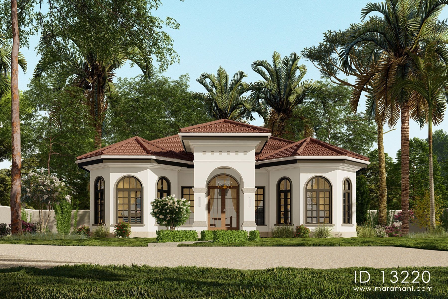 3 bedroom Mediterranean house - ID 13220