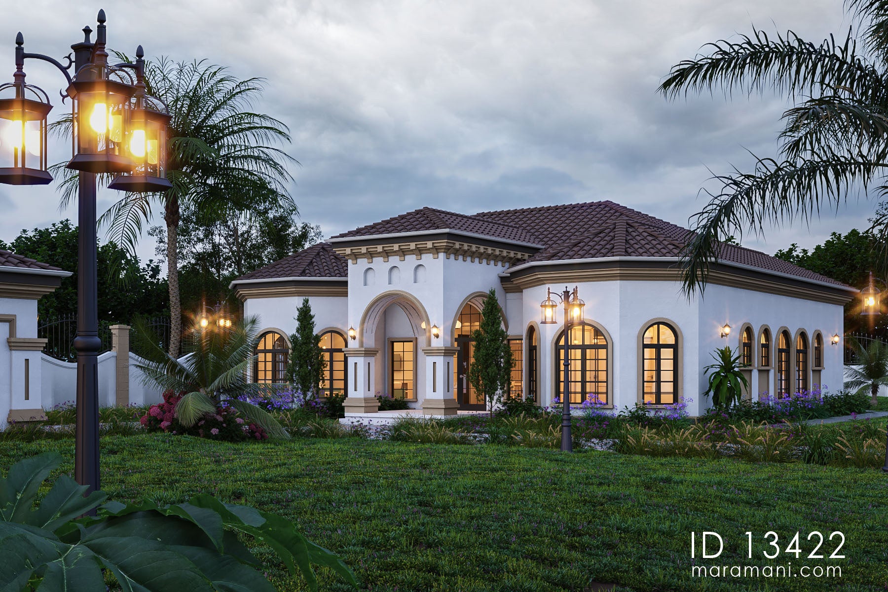 3 bedroom Mediterranean house - ID 13422