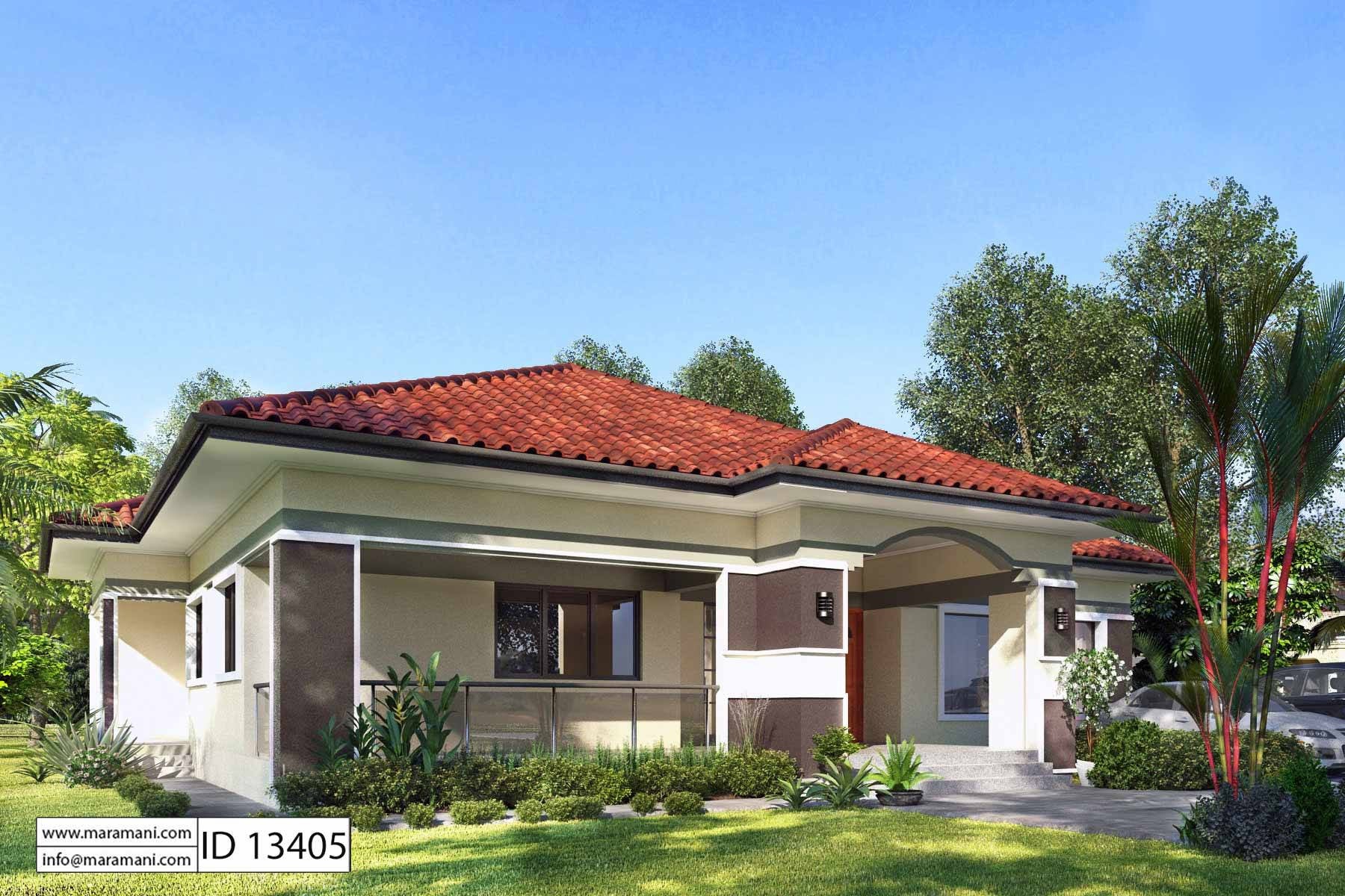 3 Bedrooms Floor Plan - ID 13405