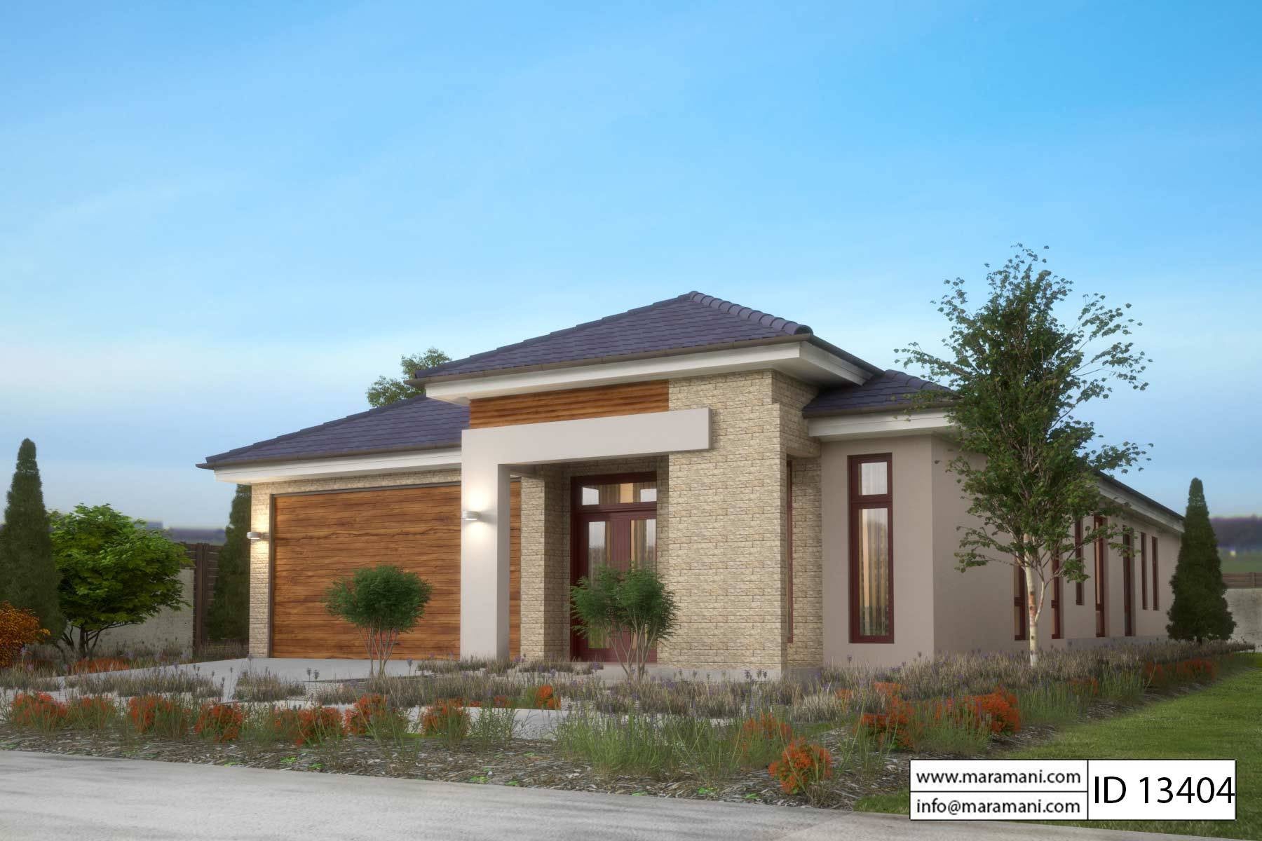 3 Bedrooms House Plan - ID 13404