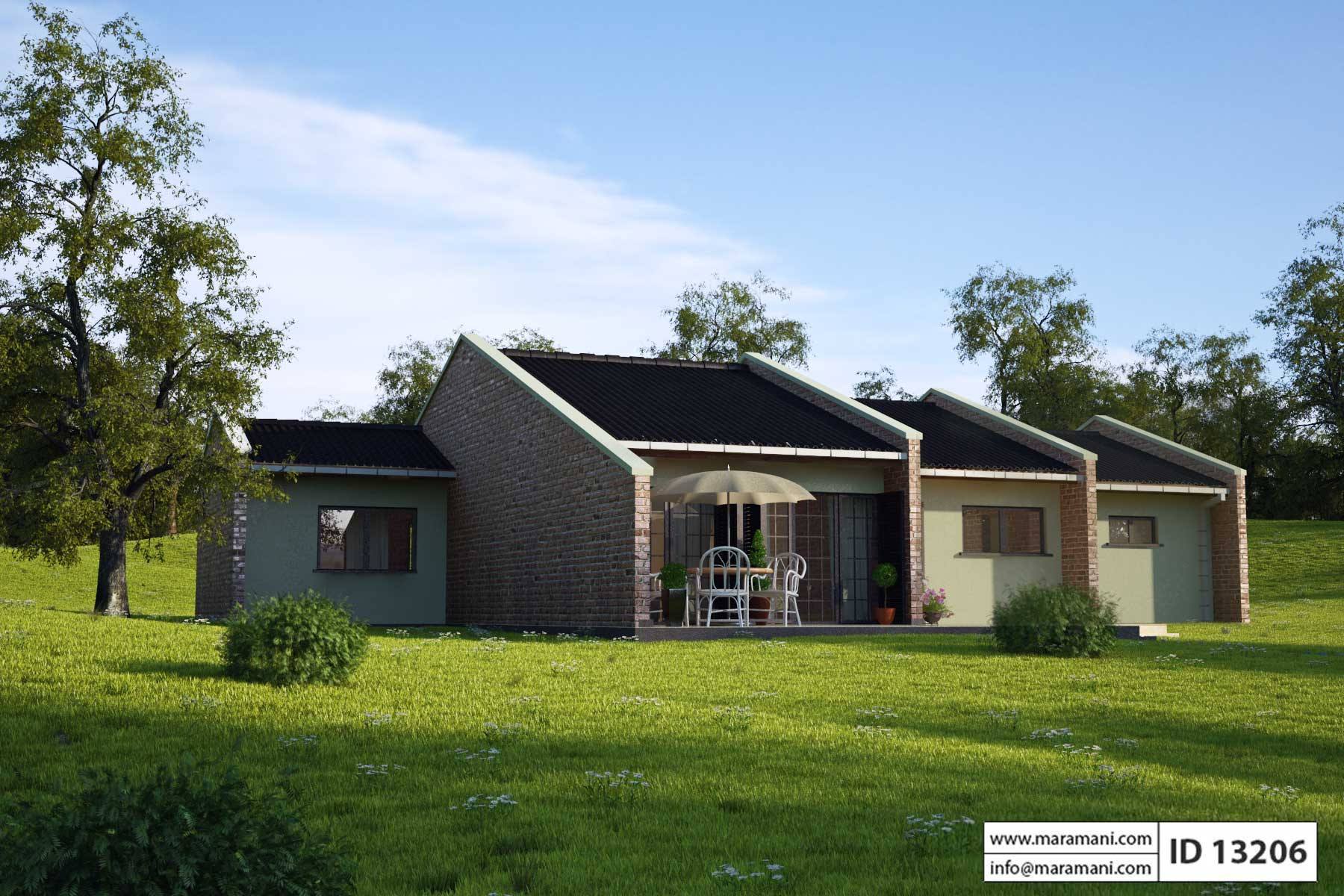 3 Bedroom House Plan - ID 13206