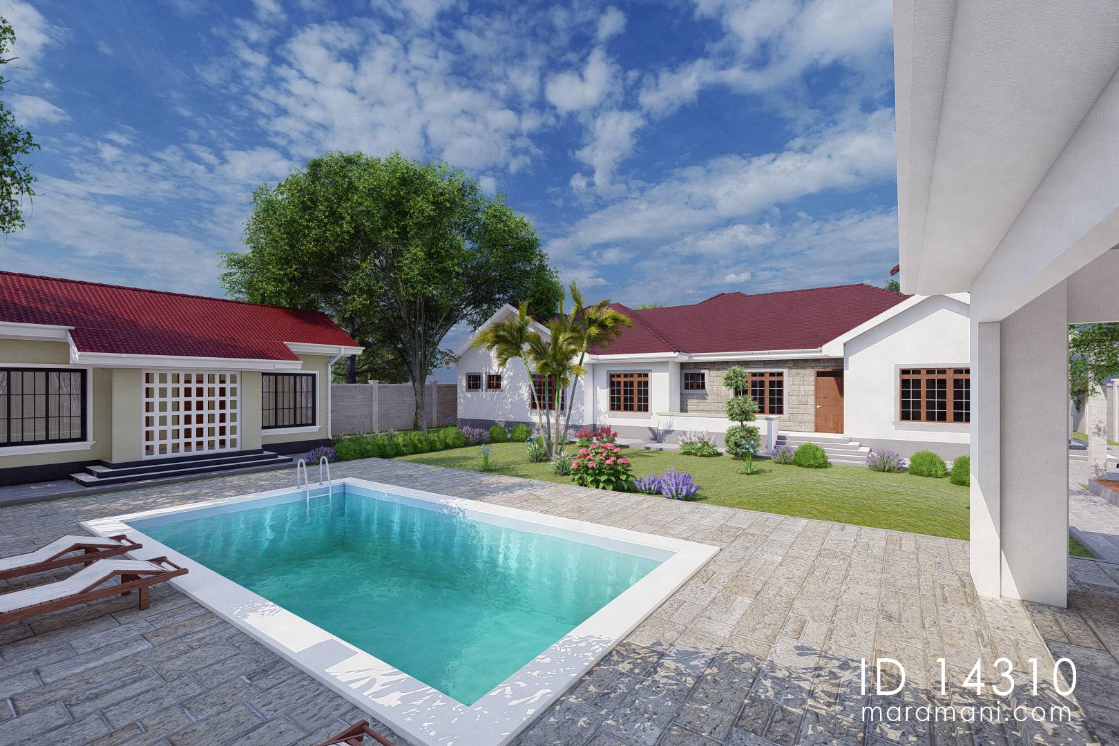 4 Bedroom House design - ID 14310