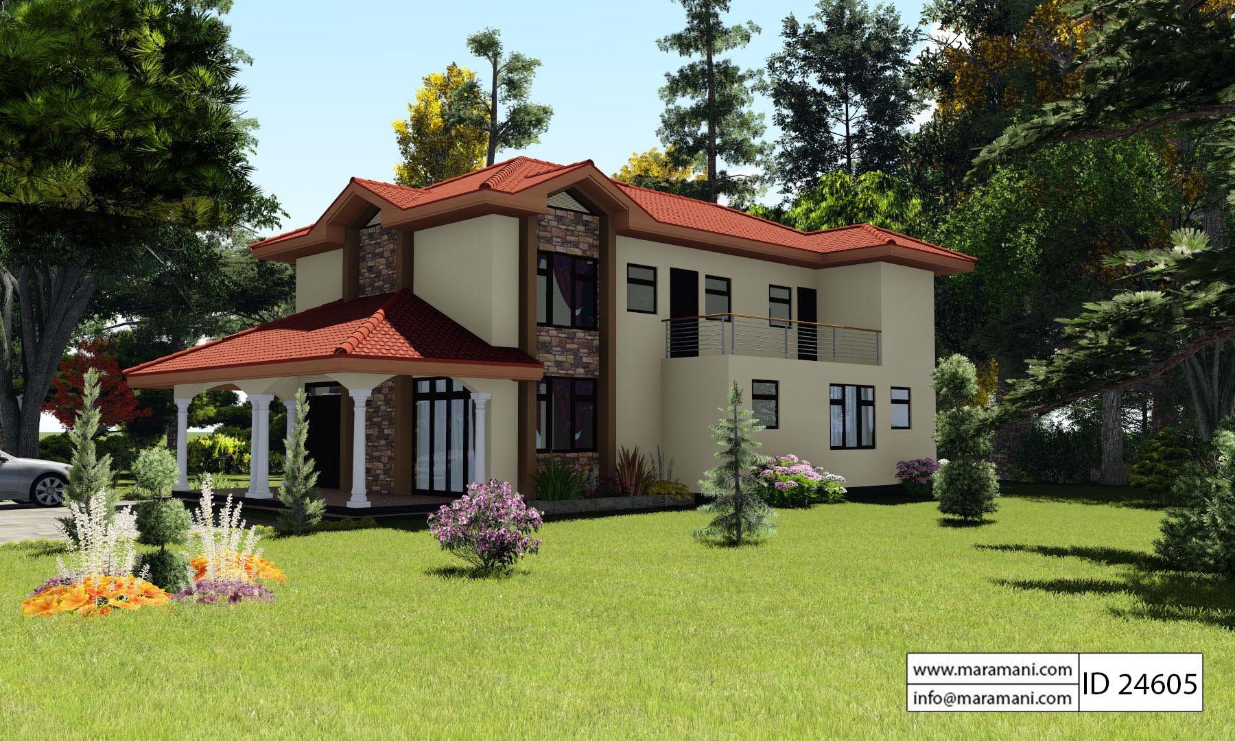 4 -Bedroom House Plan - ID 24605