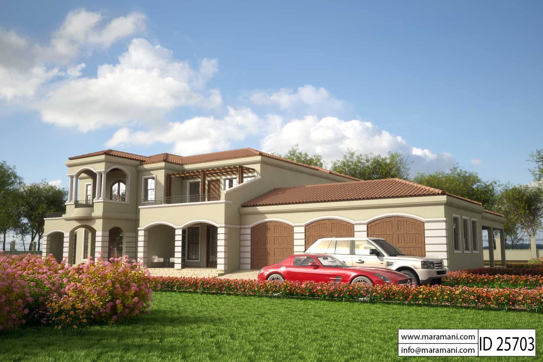 5 Bedroom House Plan - ID 25703