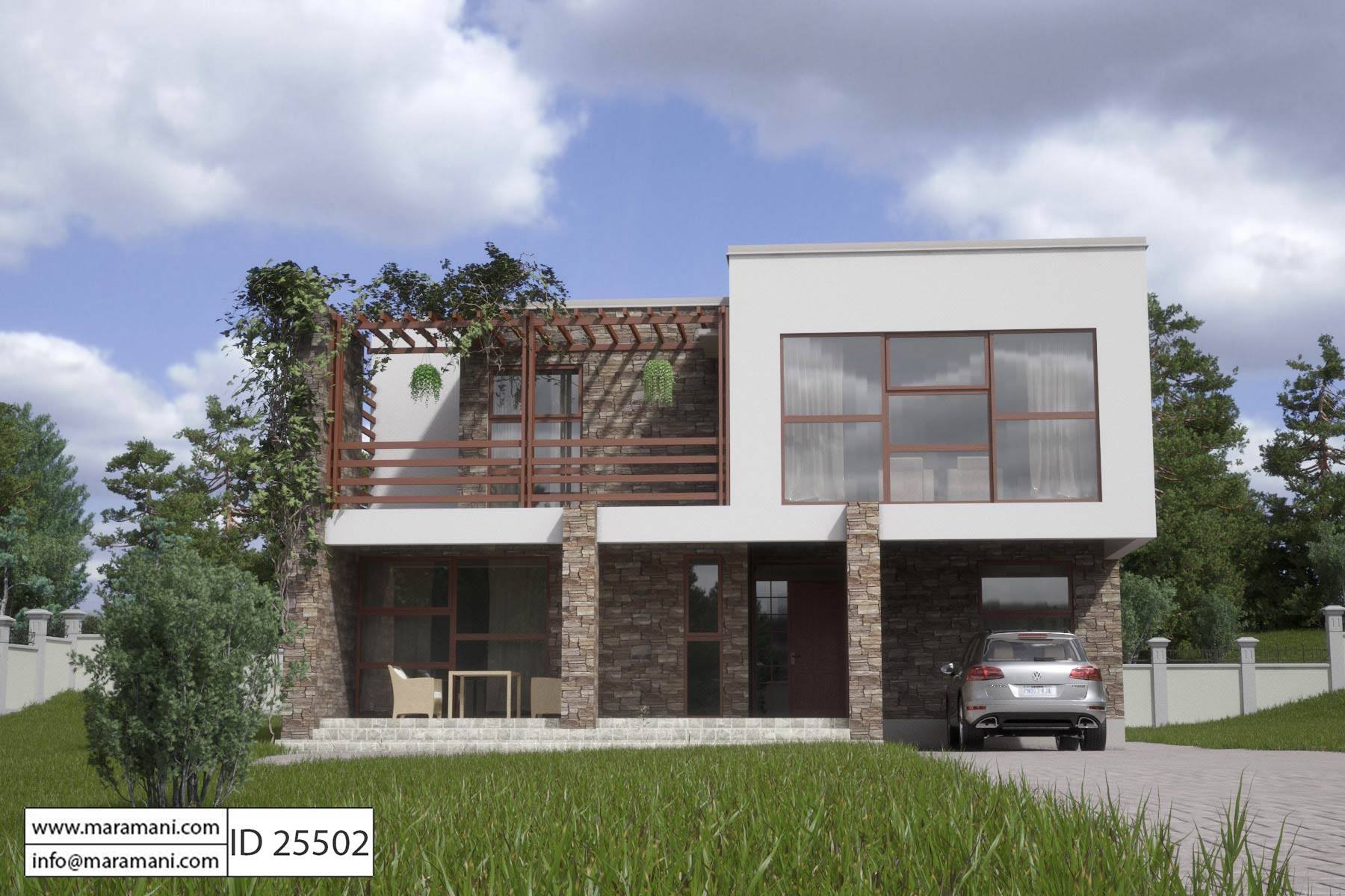 5 Bedroom House Plan - ID 25502