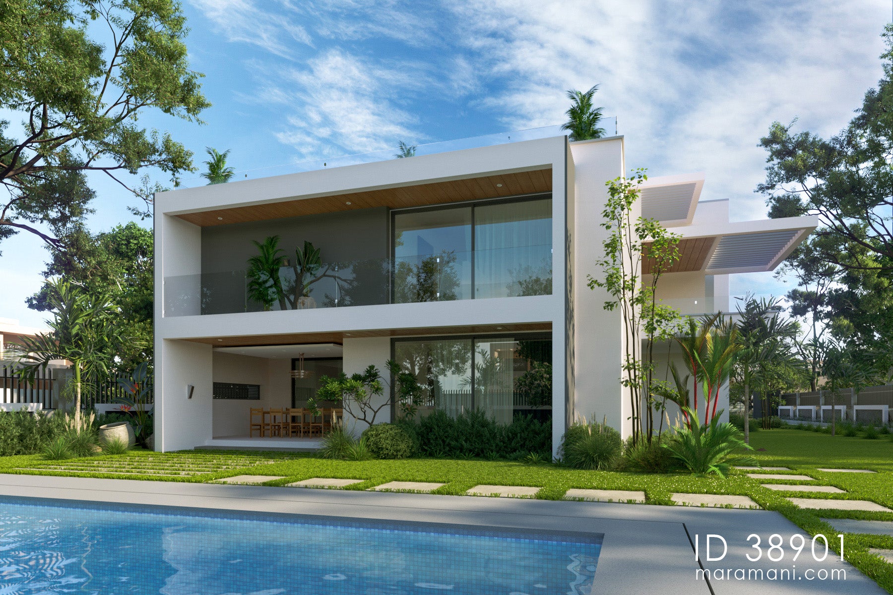 8 bedroom Modern contemporary mansion - ID 38901