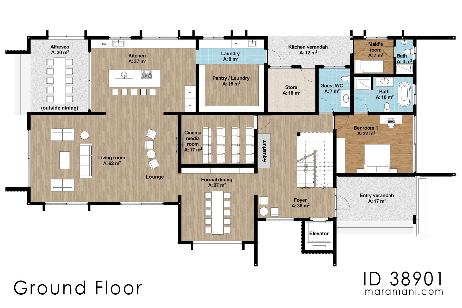 8 bedroom Modern contemporary mansion - ID 38901