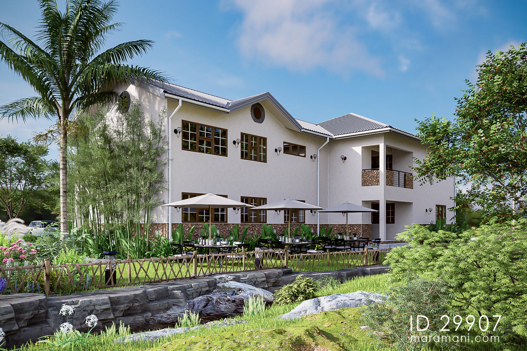 9 Bedroom Lodge Design - ID 29907