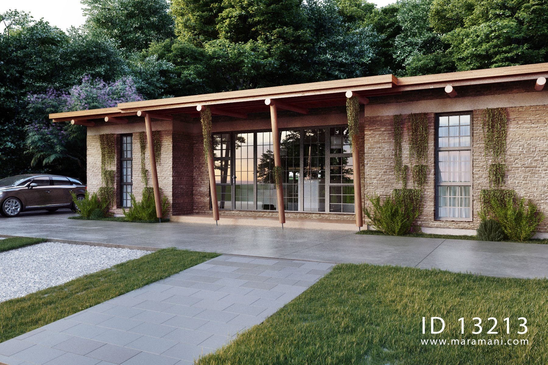 3 bedroom Building Plan - ID 13213