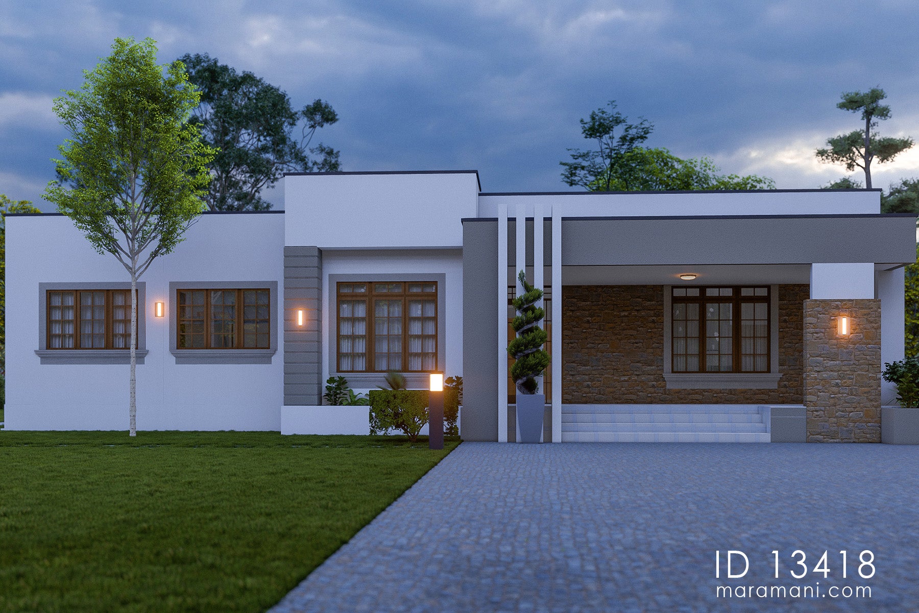 Contemporary 3 bedroom House - ID 13418