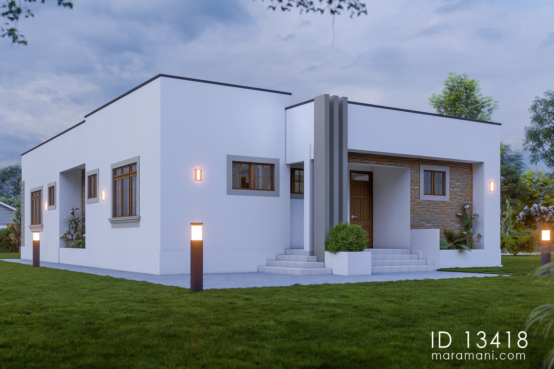 Contemporary 3 bedroom House - ID 13418