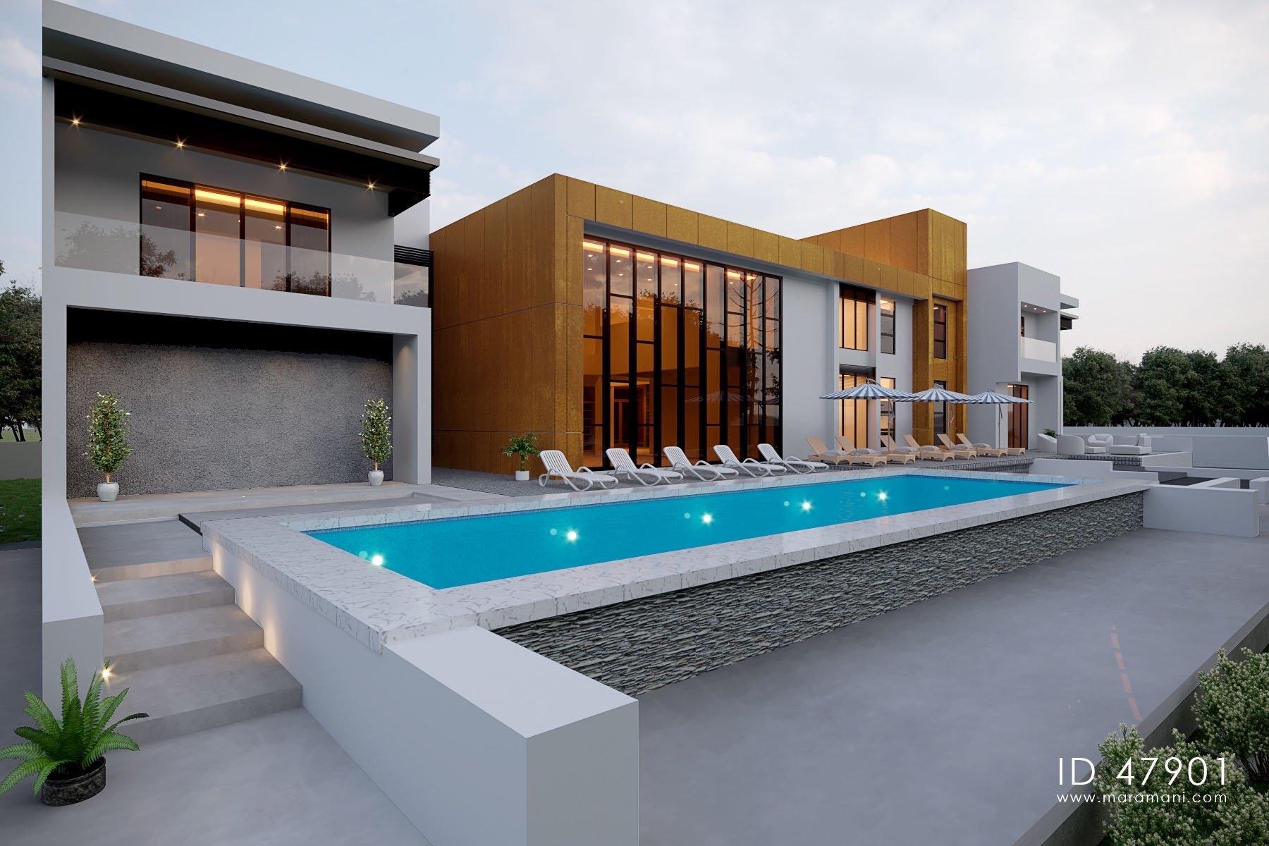 Contemporary mega mansion - ID 47901