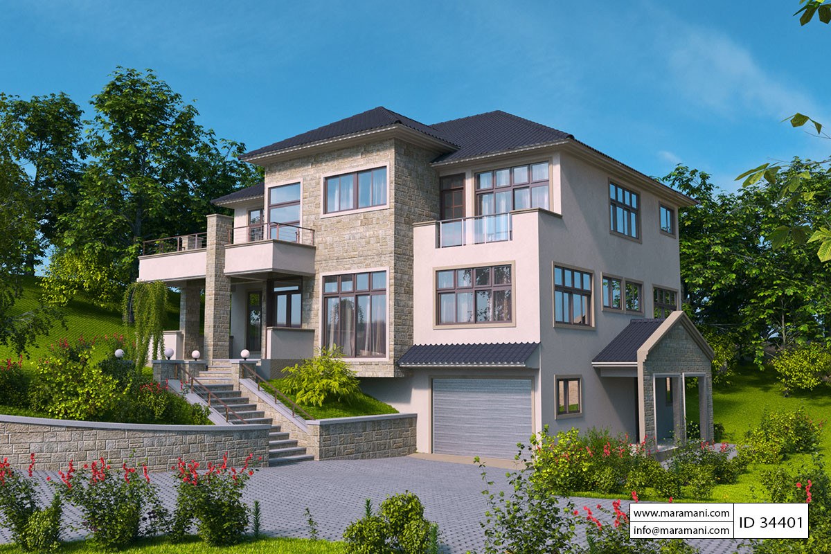 4 Bedroom House Design - ID 34401