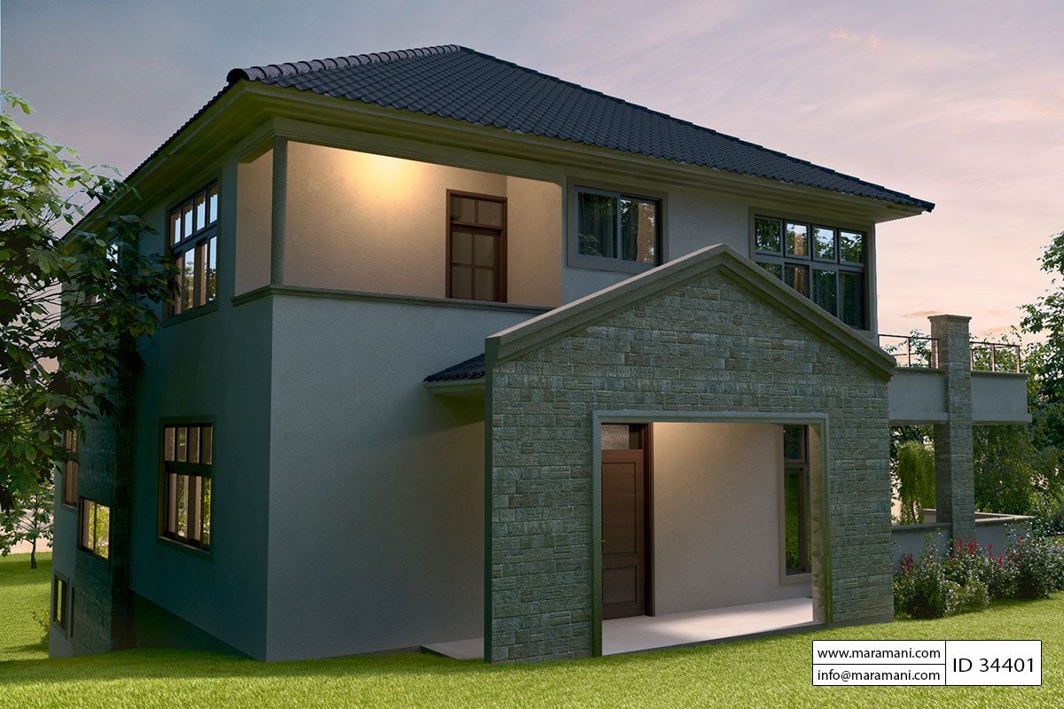 4 Bedroom House Design - ID 34401