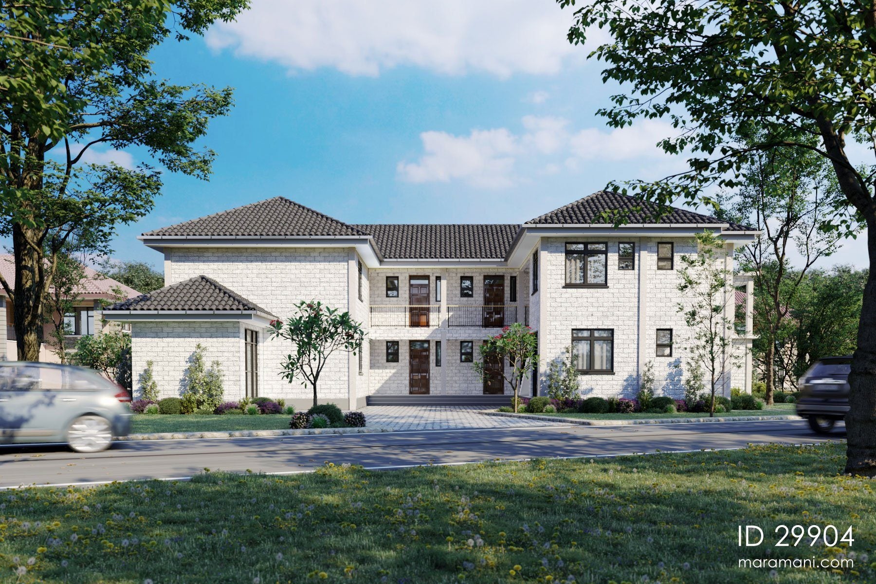 Hostel Building Design - ID 29904