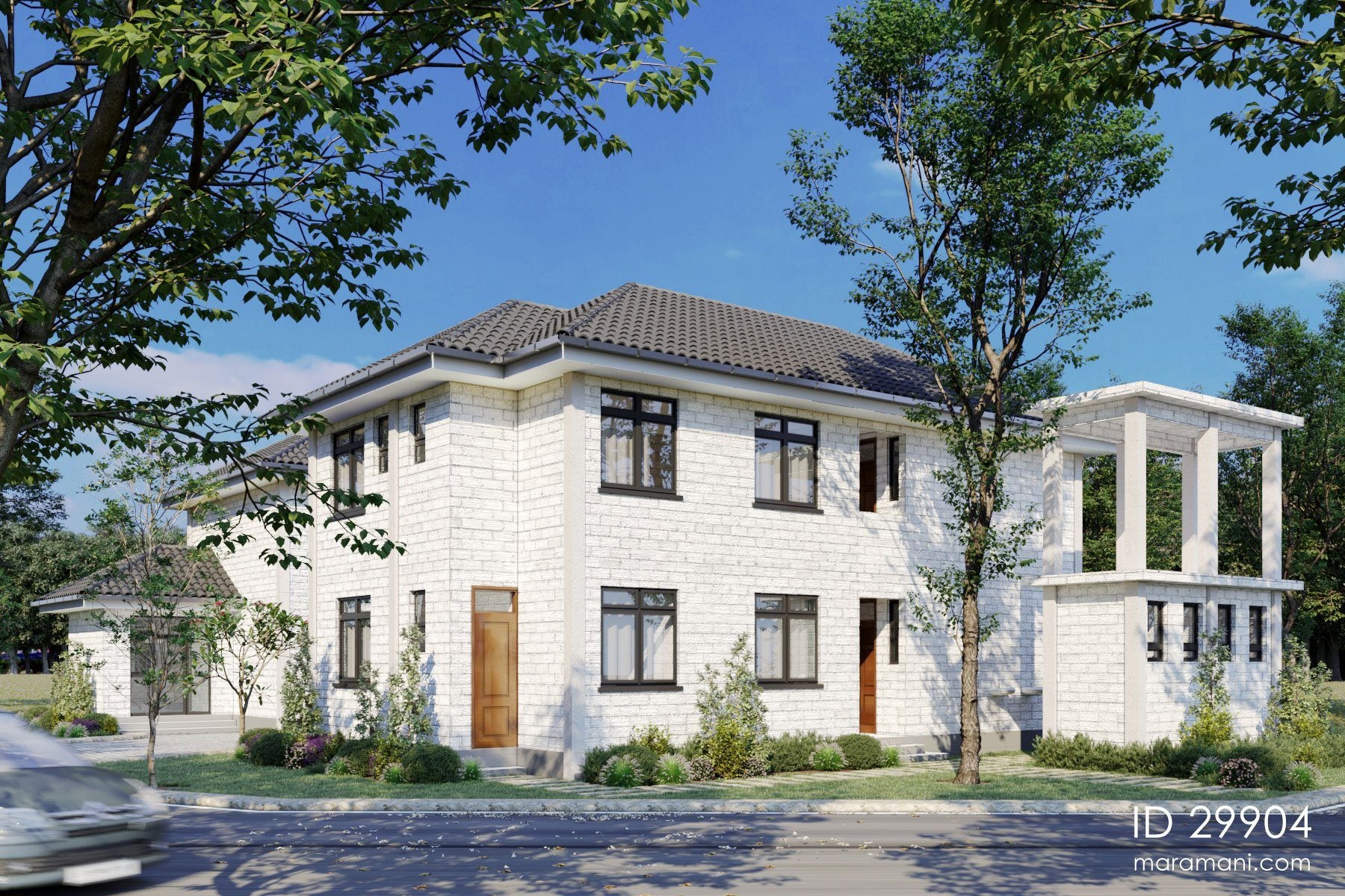 Hostel Building Design - ID 29904