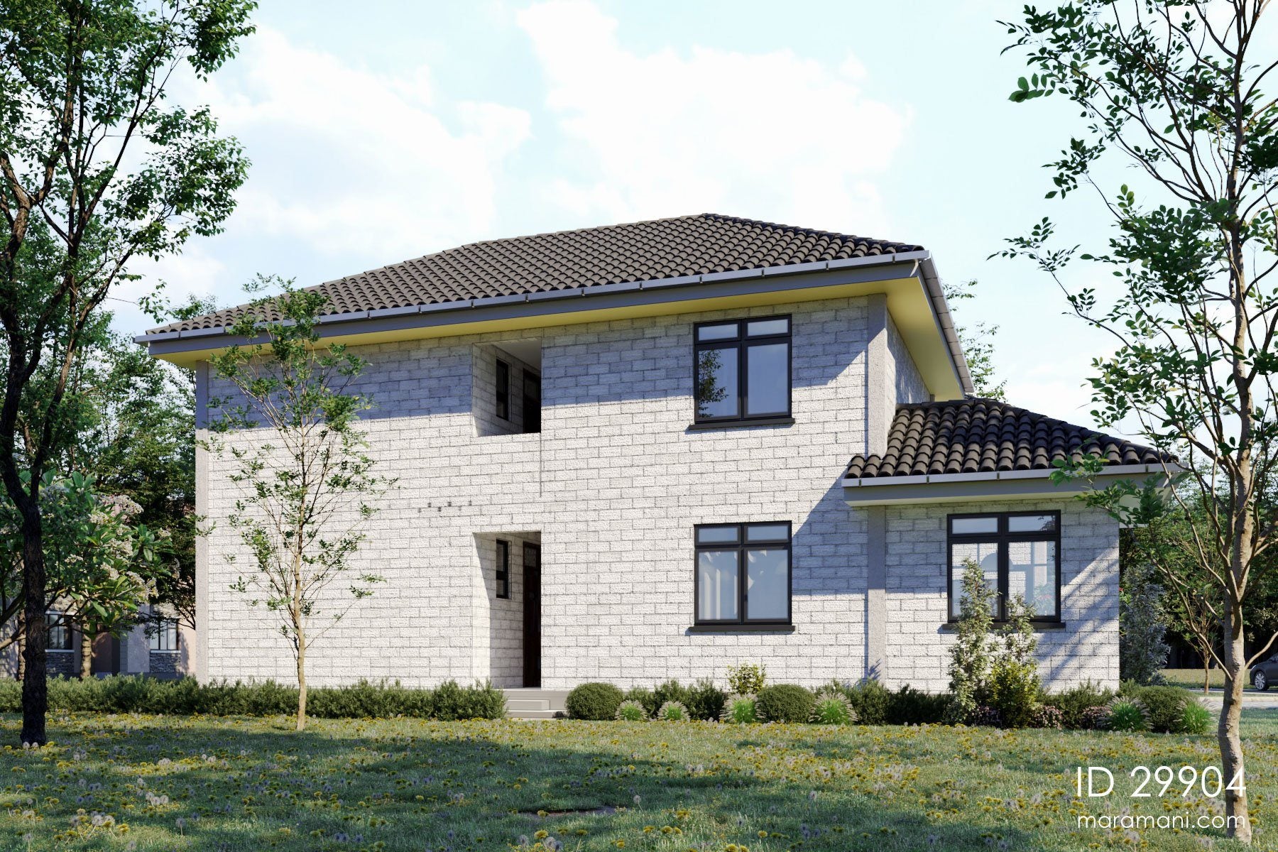 Hostel Building Design - ID 29904