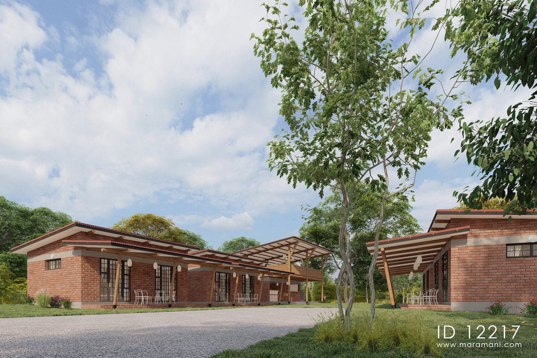 Hostel rooms and kitchen - ID 12217