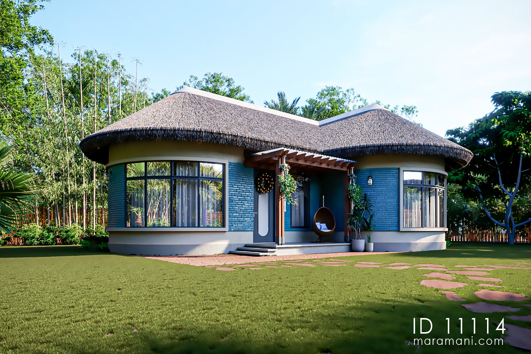 Cozy 1-Bedroom, 1-Story House Plan - ID 11114