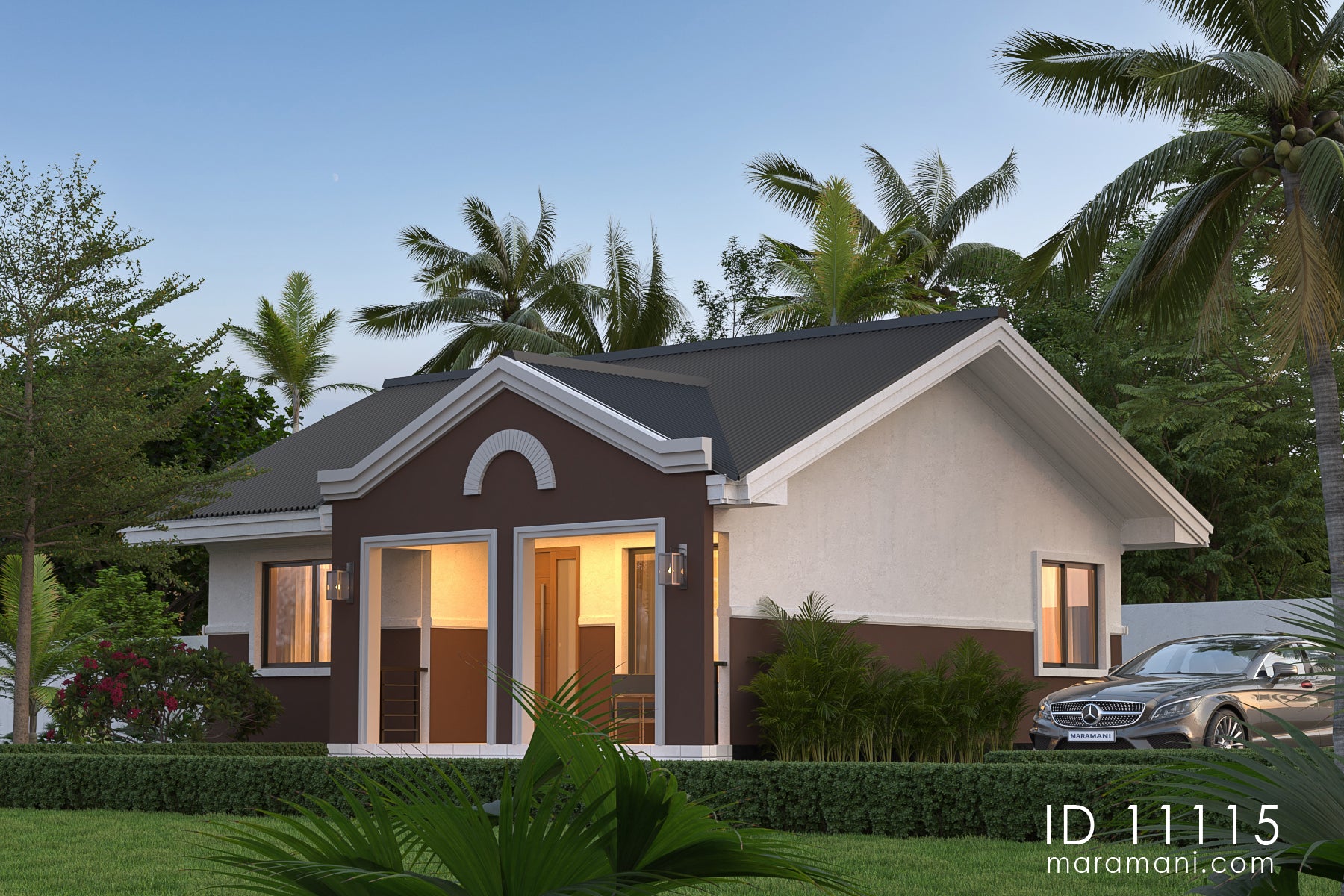 Charming 1-Bedroom, 1-Story House Plan - ID 11115