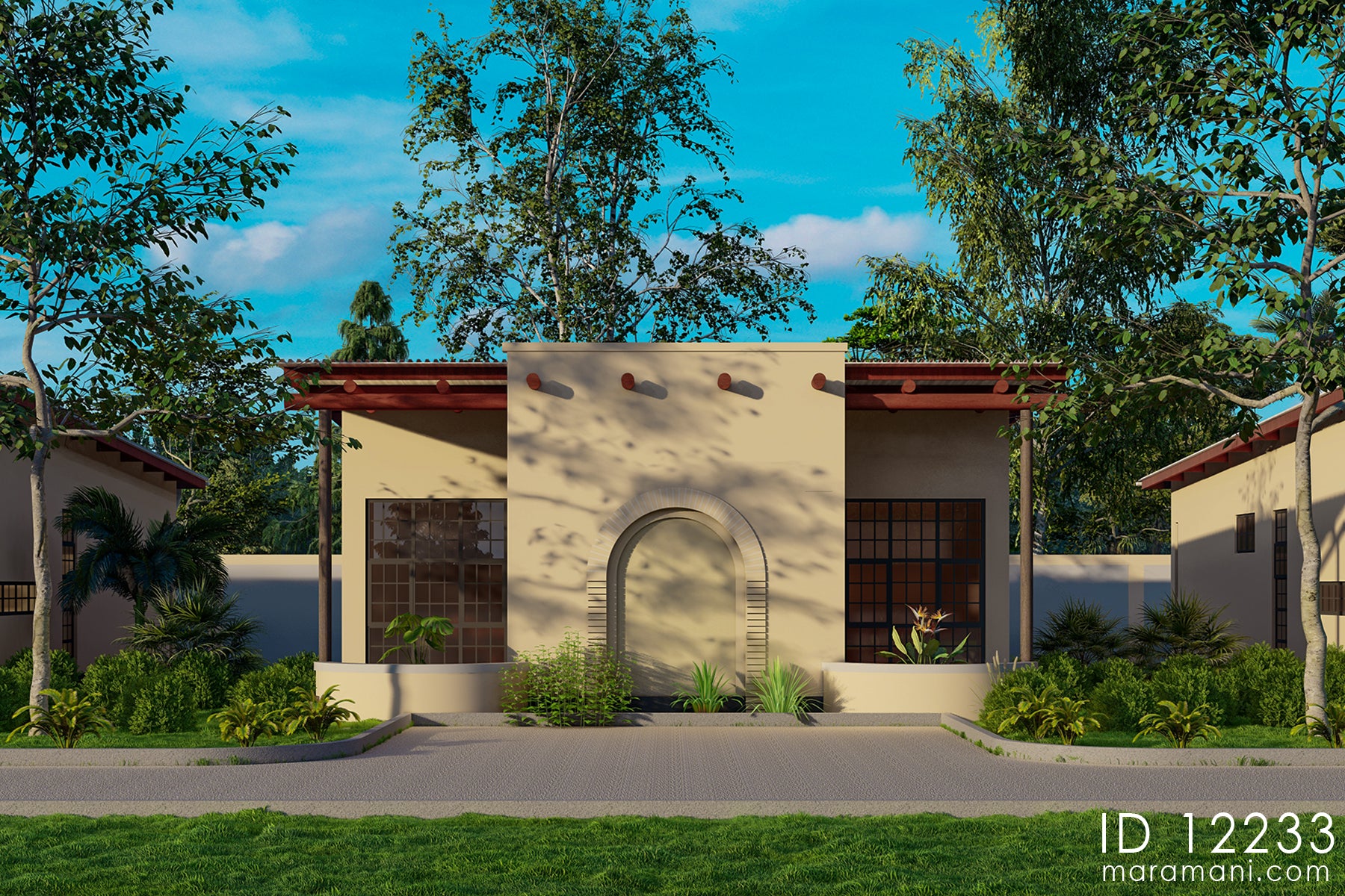 1-story 2 Bedrooms  house Plan - ID 12233