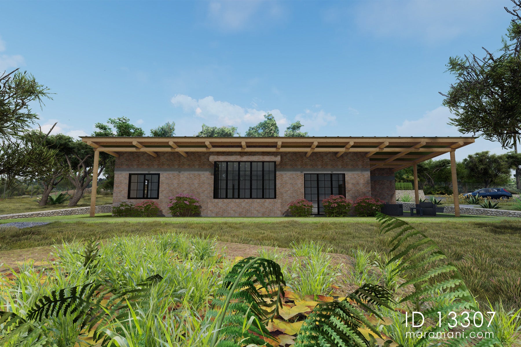 3 Bedroom House Plan - ID 13307