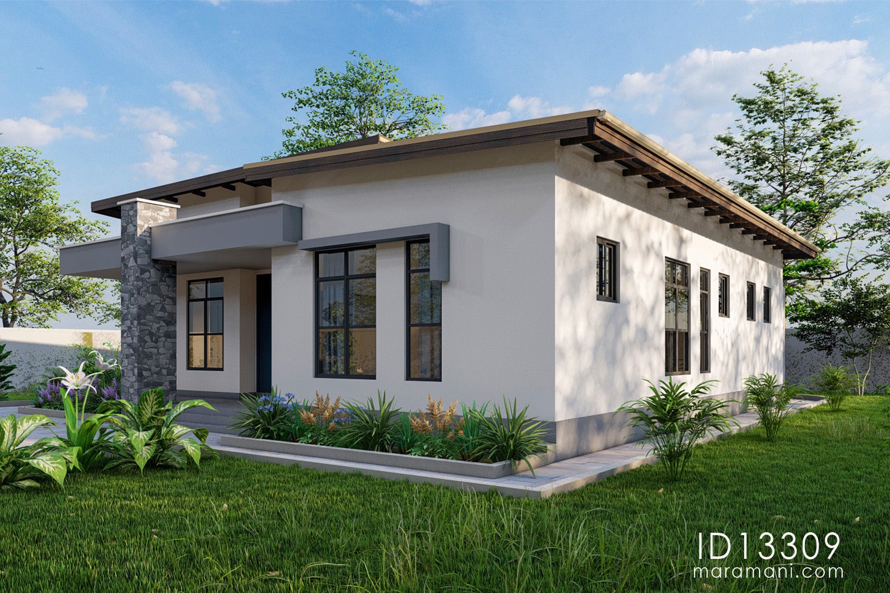 3 Bedroom House Plan - ID 13309