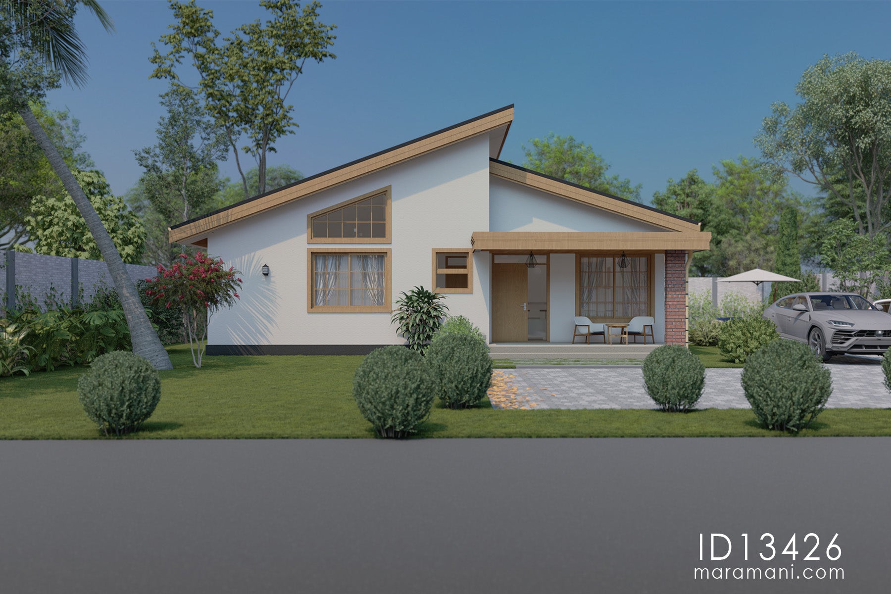 3-Bedroom House Plan - ID 13426