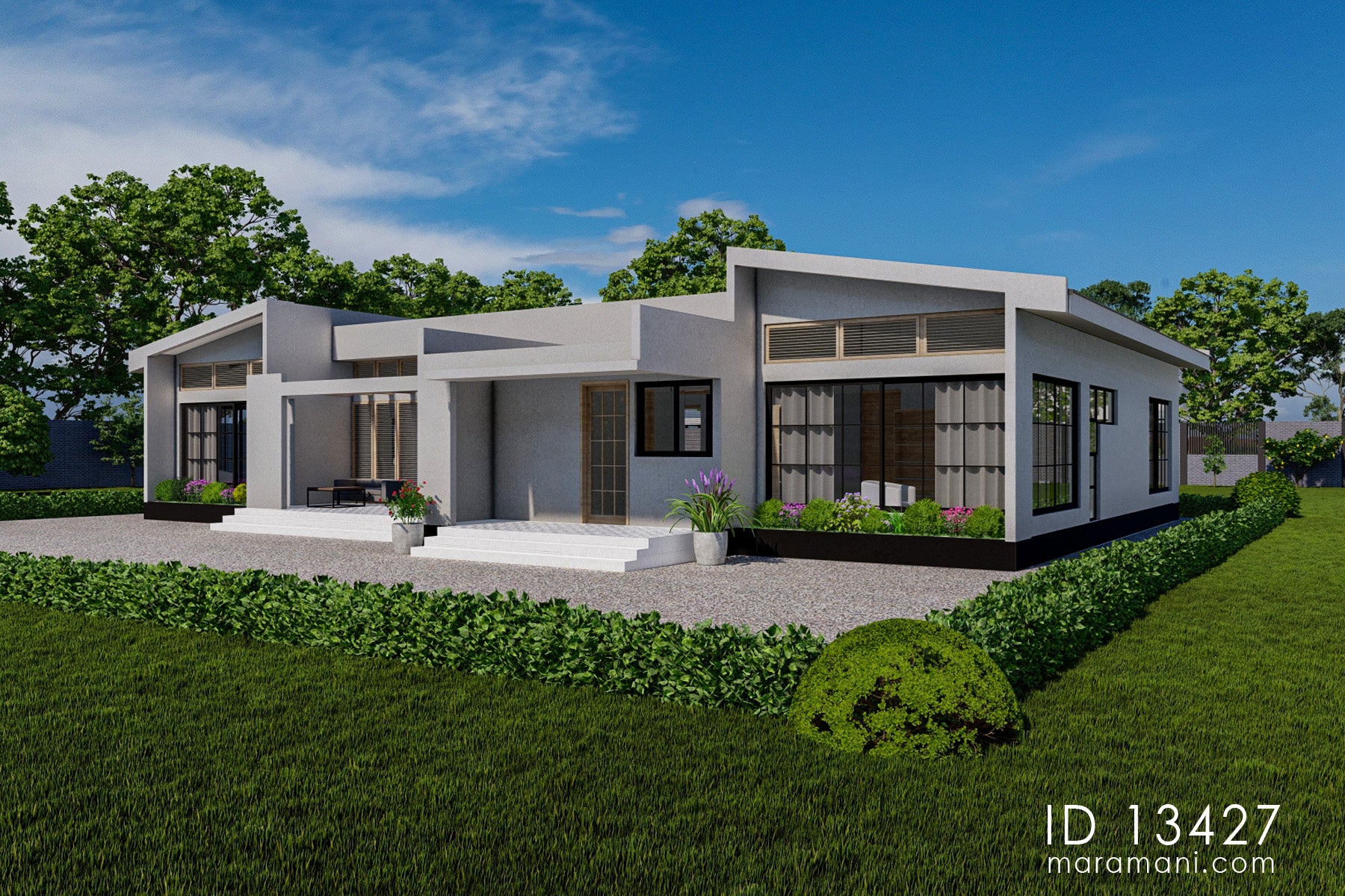 Spacious 3-Bedroom, 1-Story House Plan - ID 13427