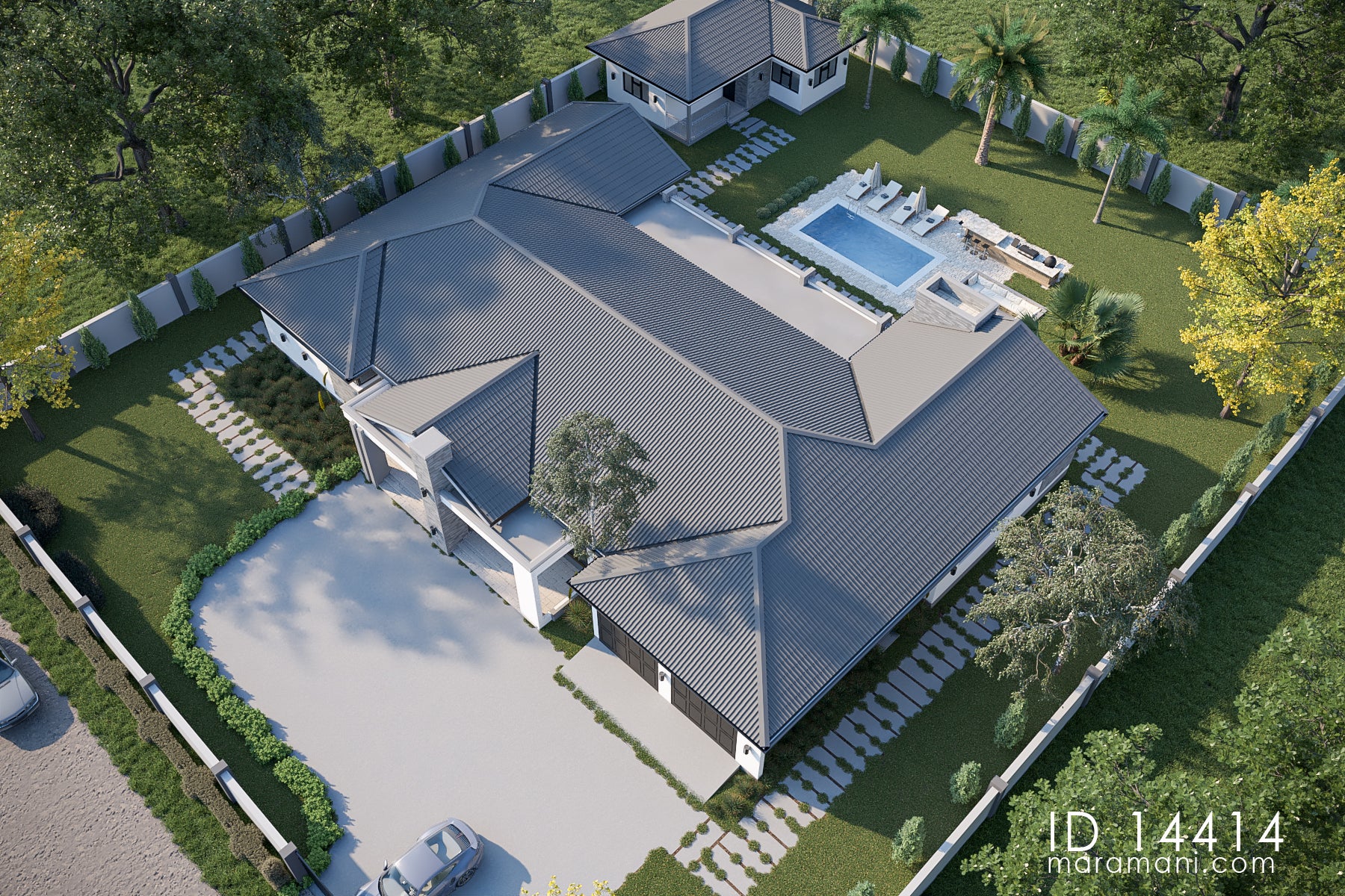 4 bedroom 4 bath house Plan - ID 14414