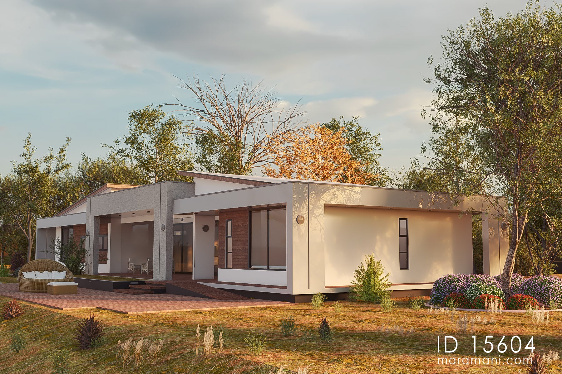 Panoramic Single Storey 5 Bedroom House Plan - ID 15604