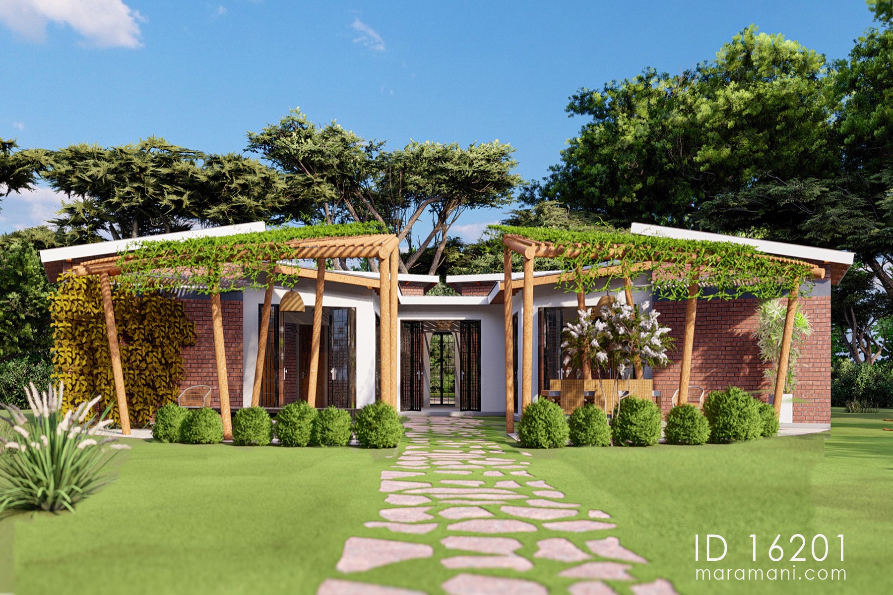 6-bedroom Hostel Plan -ID 16201