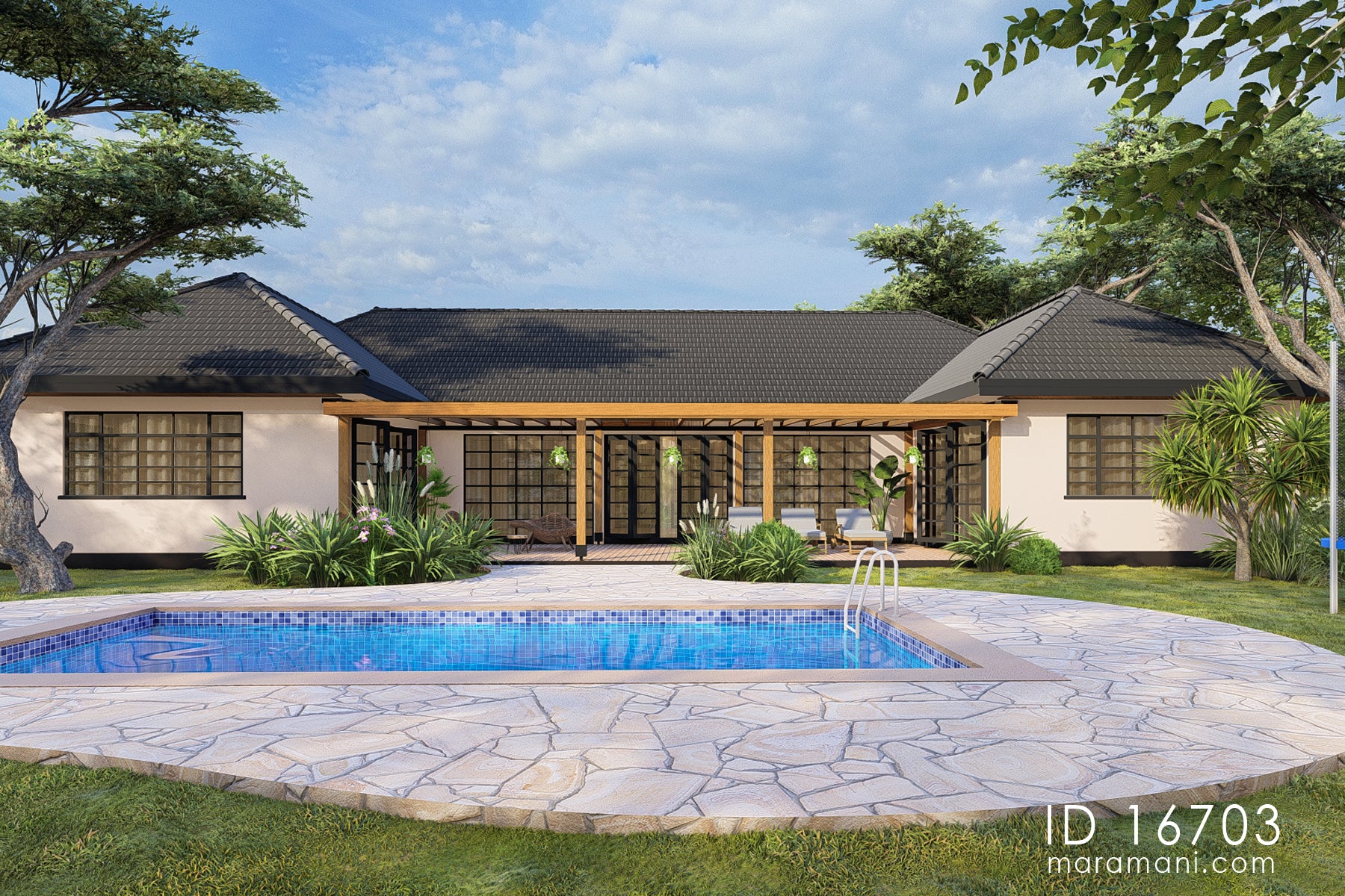 Proposed 6-Bedroom Residential House - ID 16703