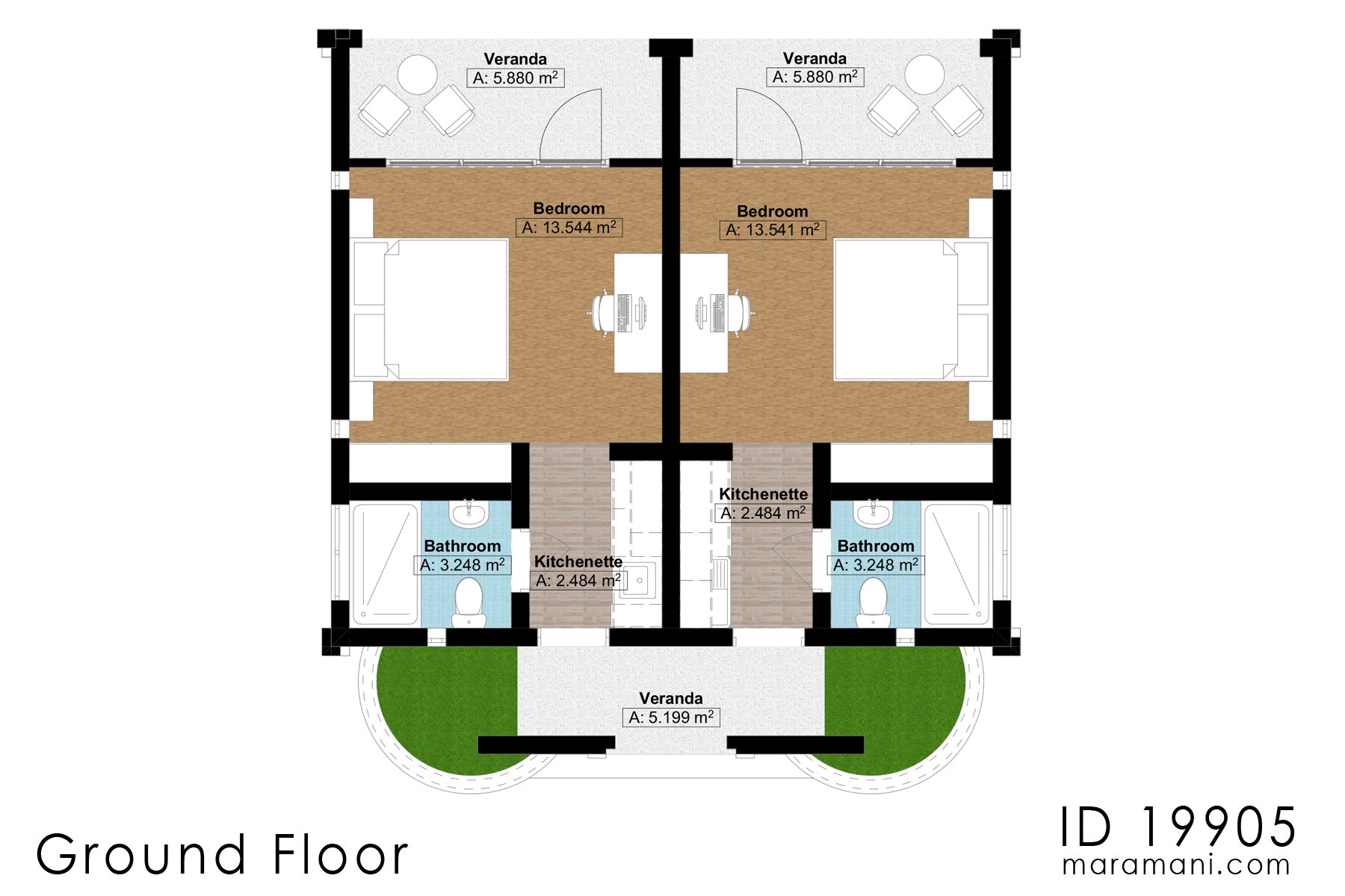 Inn home Plan Design - ID 19905