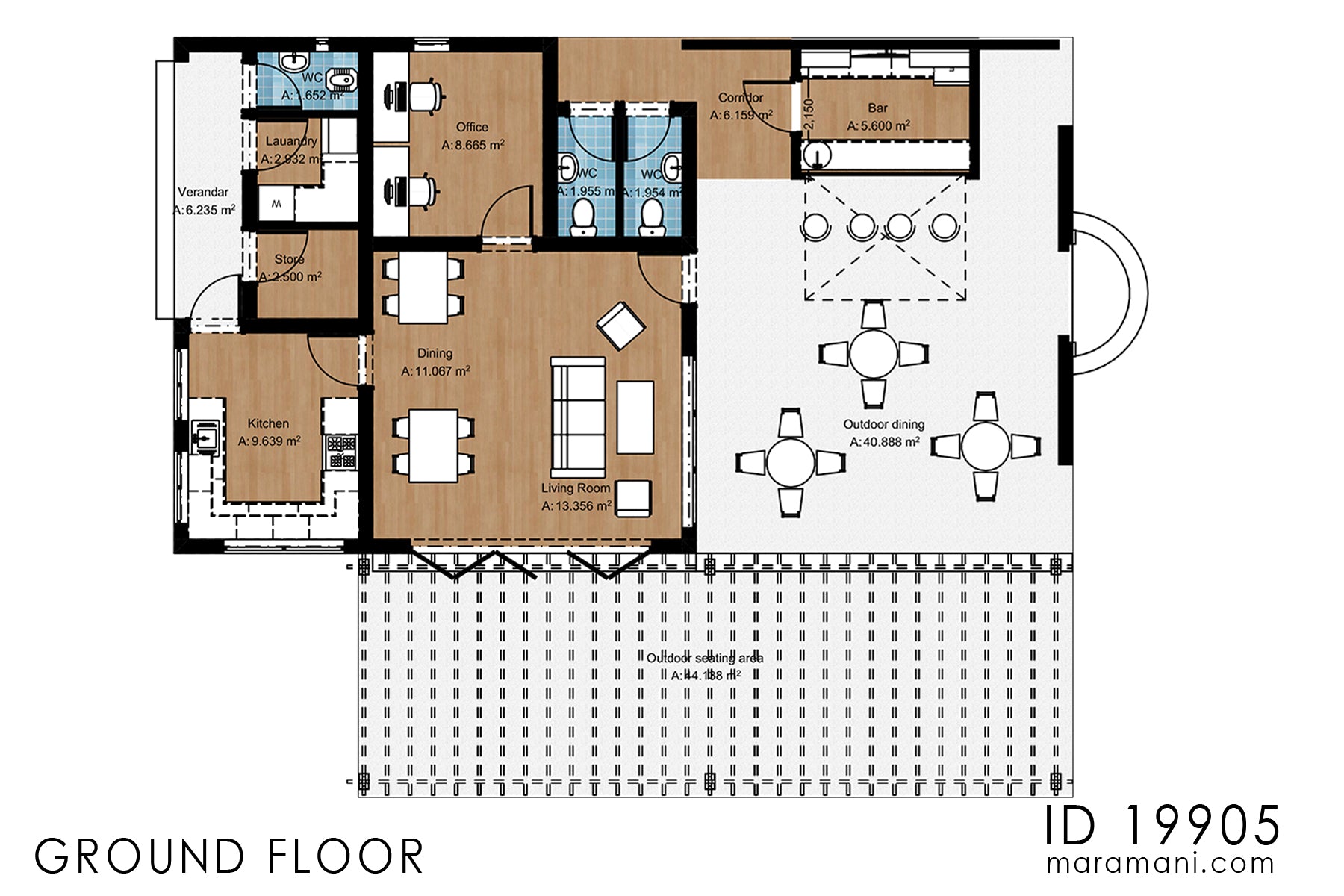 Inn home Plan Design - ID 19905
