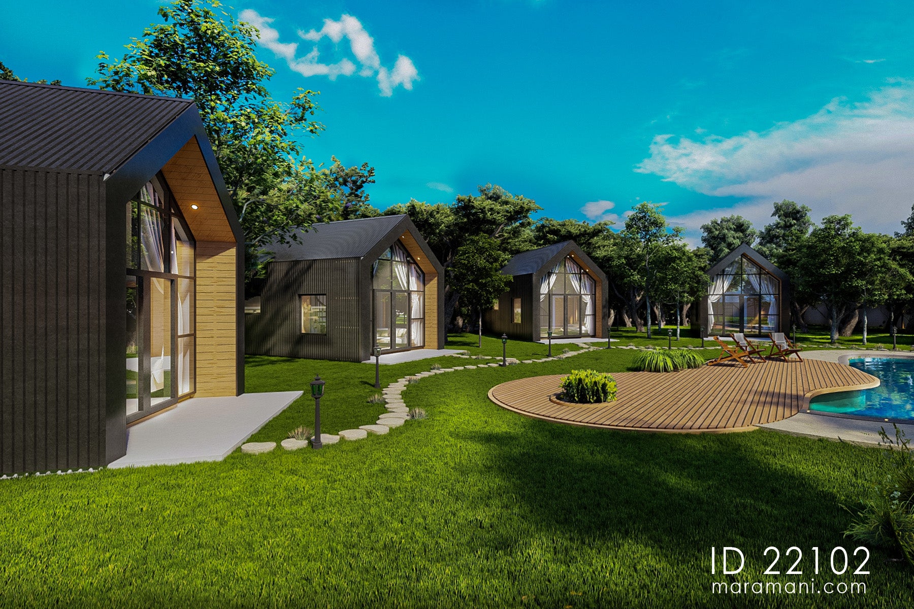 Compact 2-Bedroom, 2-Story House Plan - ID 22102