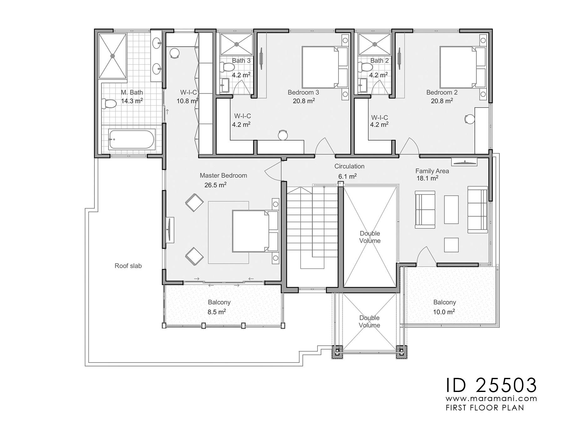 5 Bedroom Plan - ID 25503