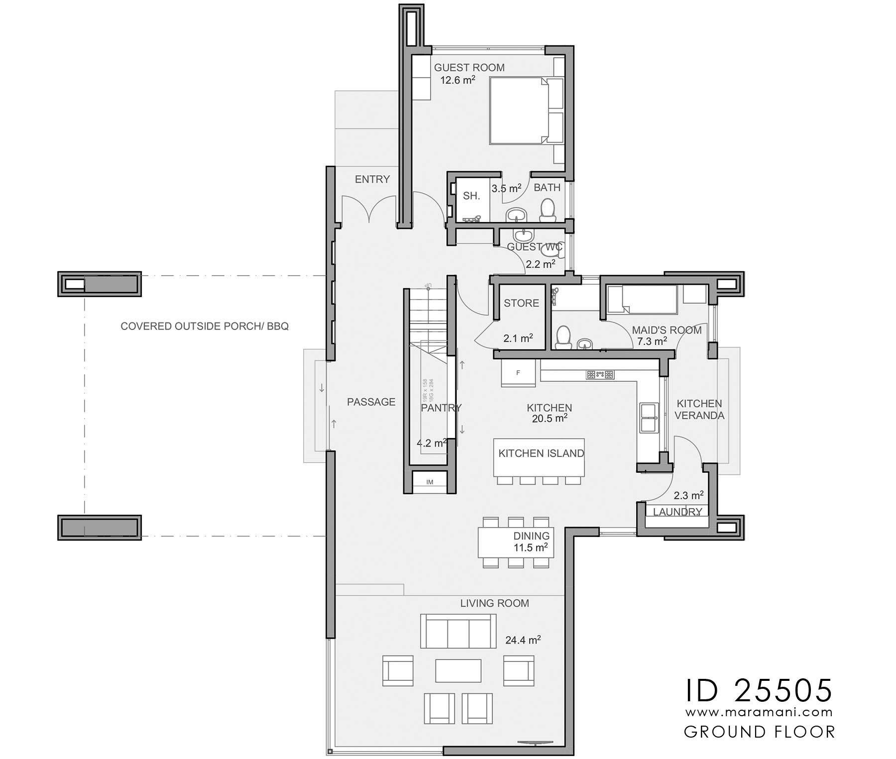 Cross house - ID 25505