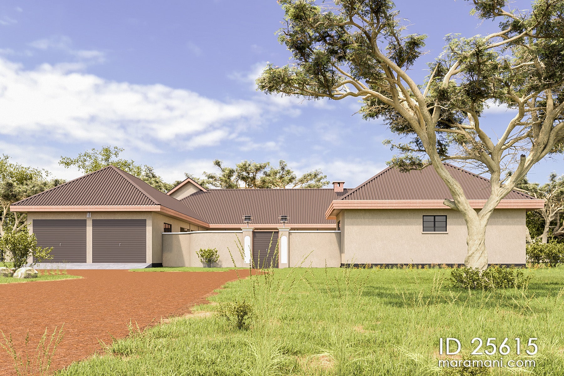 Luxurious two-story Mansion House Plan - ID 25615