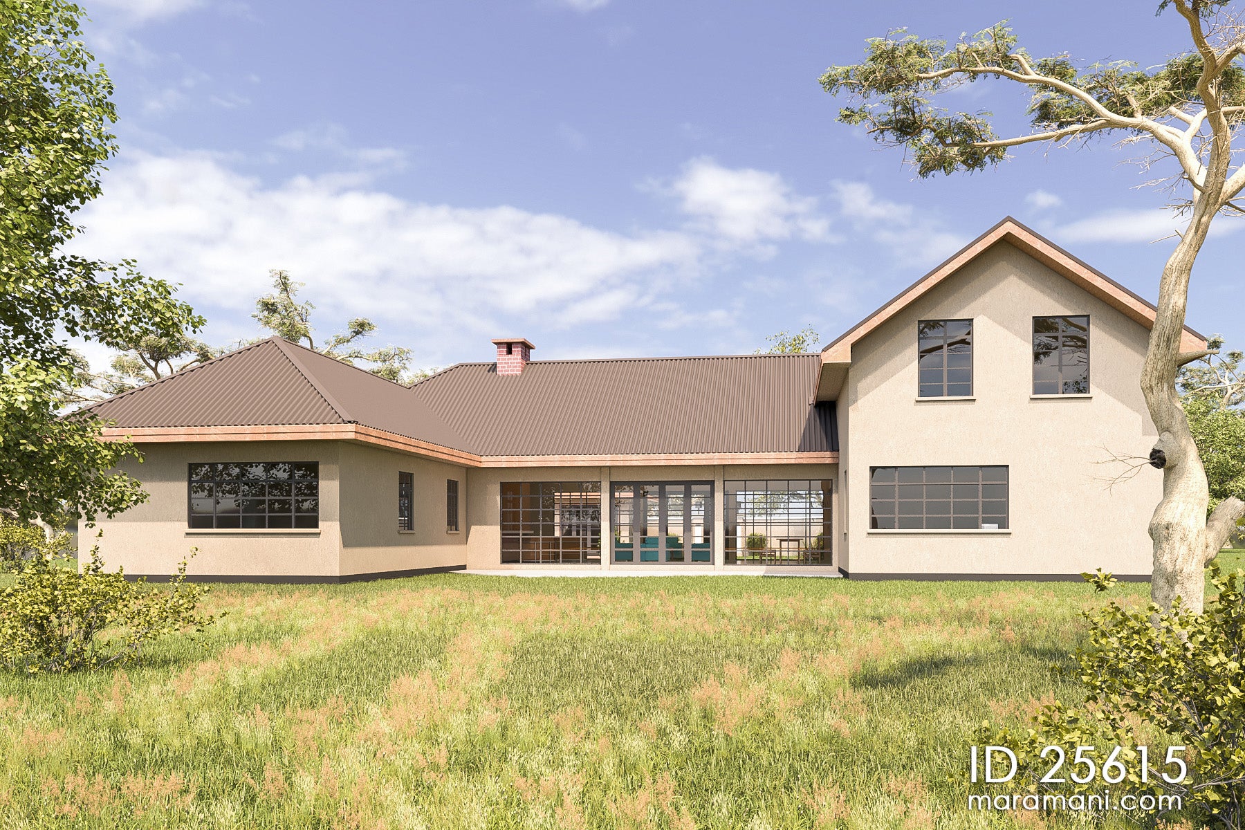 Luxurious two-story Mansion House Plan - ID 25615